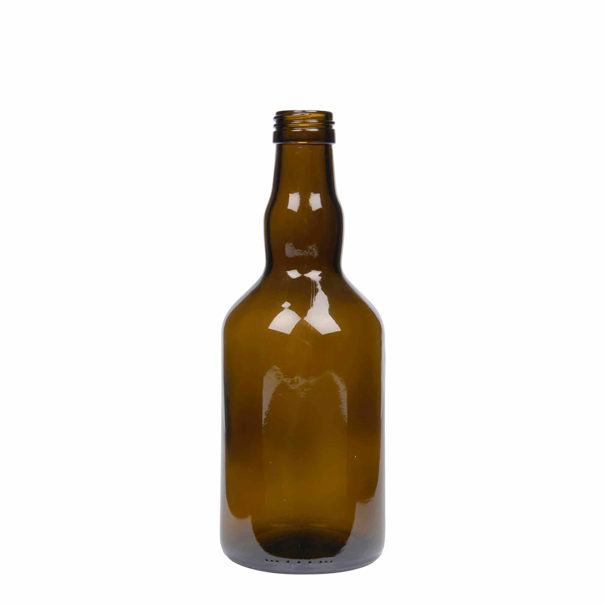 Bouteille en verre 500 ml 'Olona', vert antique, bouchage: PP 31,5 Bouteille en verre 500 ml 'Olona', vert antique, bouchage: PP 31,5