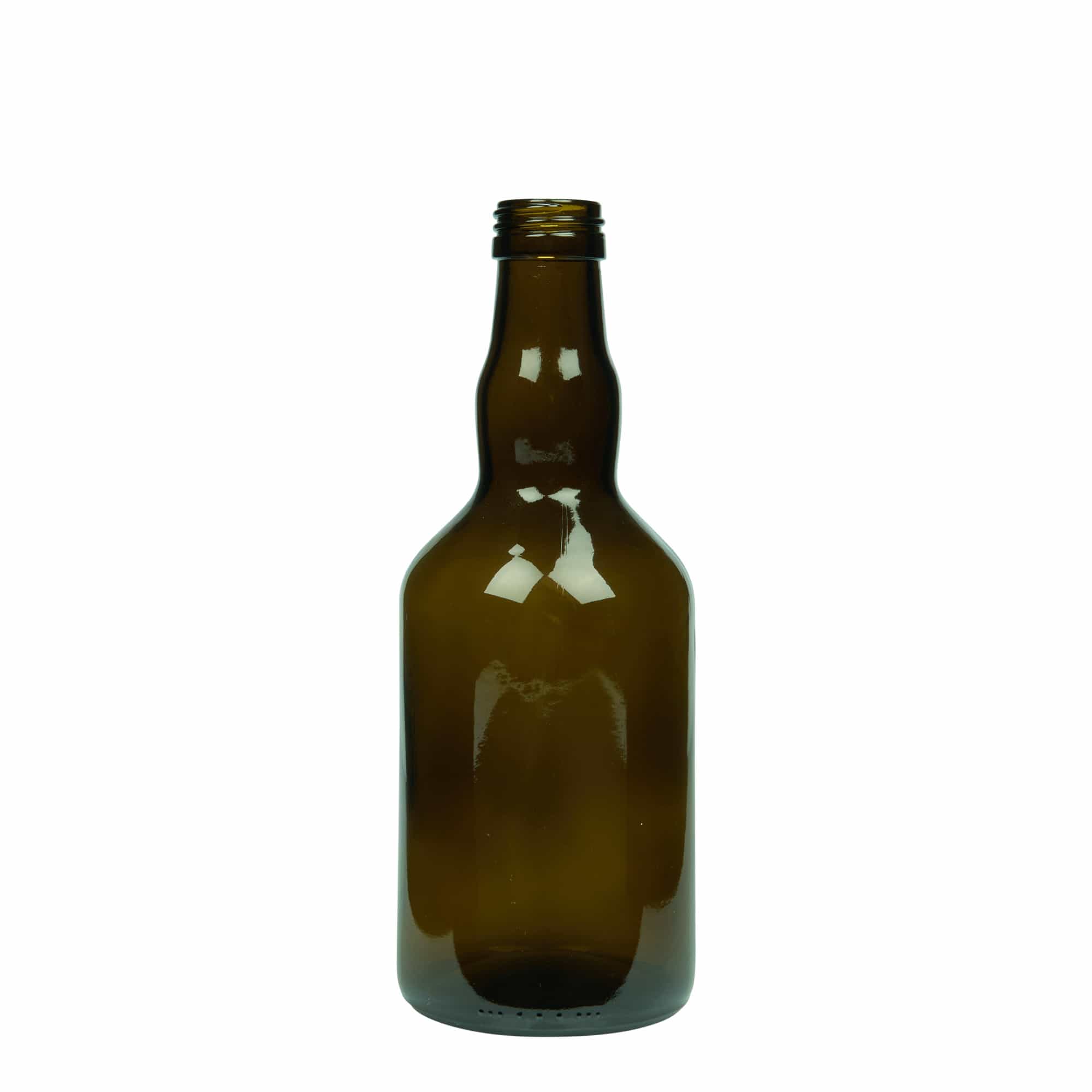 Bouteille en verre 500 ml 'Olona', vert antique, ouverture : PP 31,5
