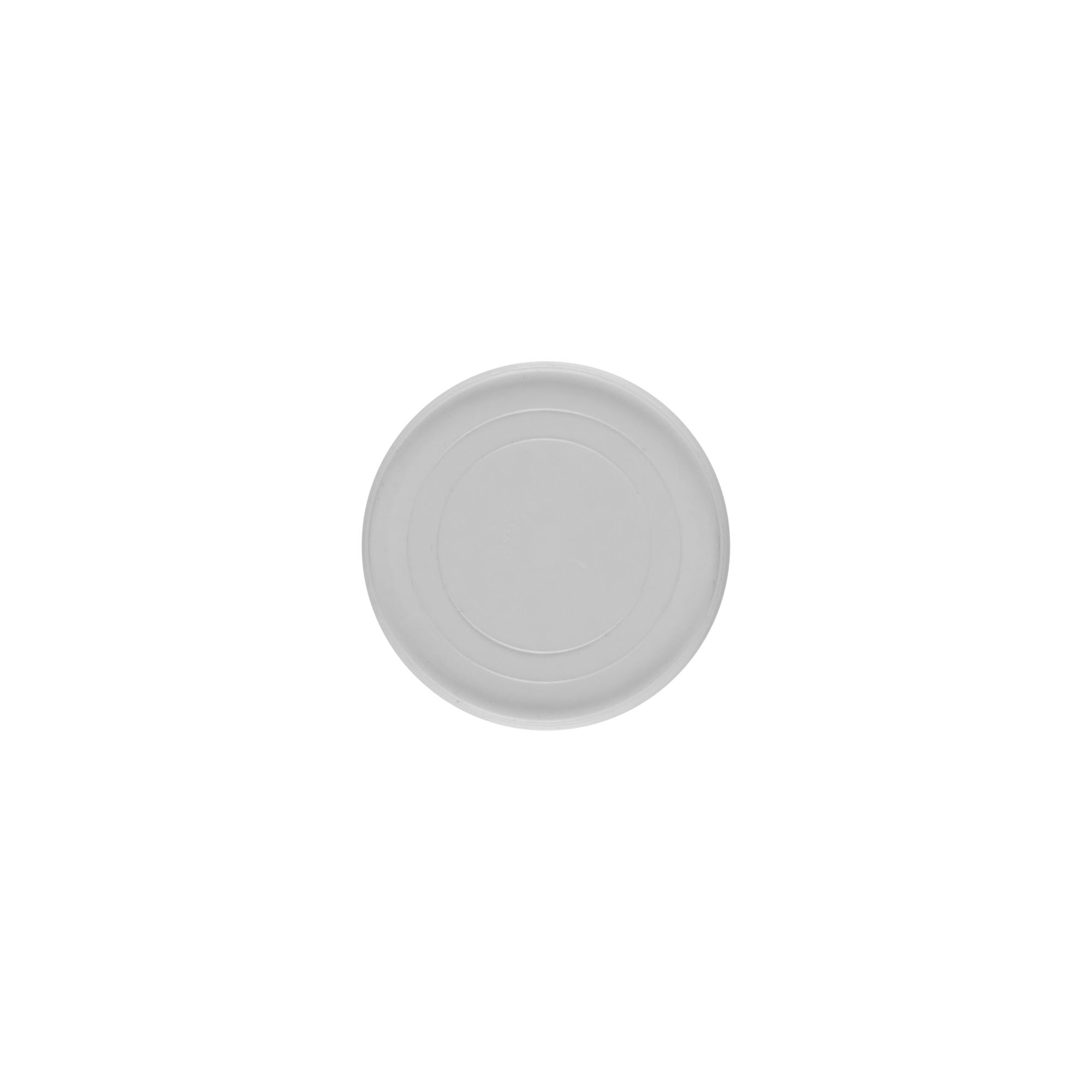 Disque de couverture pour 5 ml 'Bianca', plastique PP, blanc Disque de couverture pour 5 ml 'Bianca', plastique PP, blanc