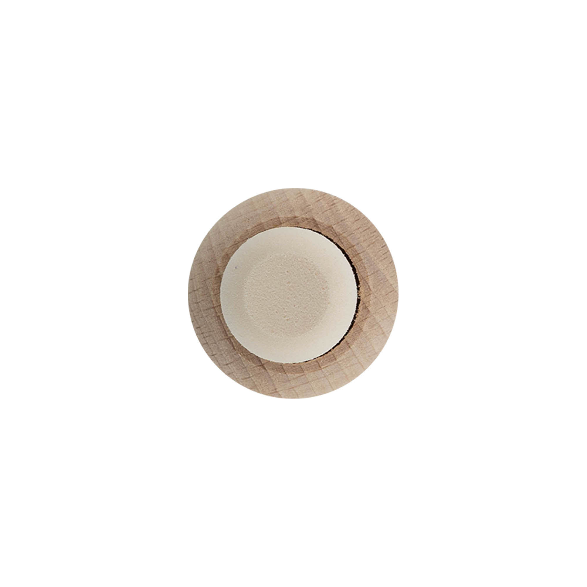 Bouchon à prise 19 mm « boule », bois/plastique, pour embouchure : liège Bouchon à prise 19 mm « boule », bois/plastique, pour embouchure : liège