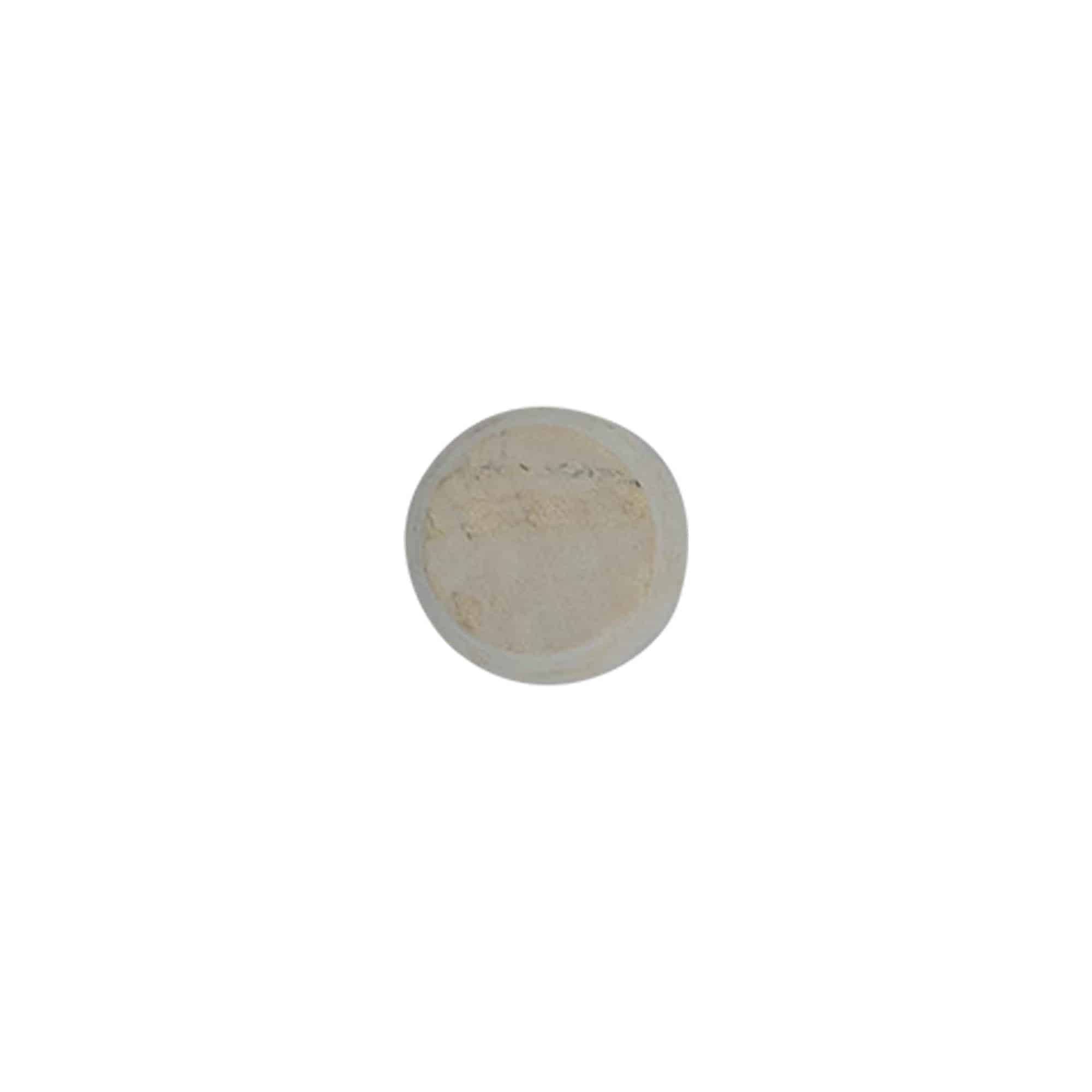 Bouchon conique 17-21 x 33, bouchon pressé, beige, pour ouverture : liège