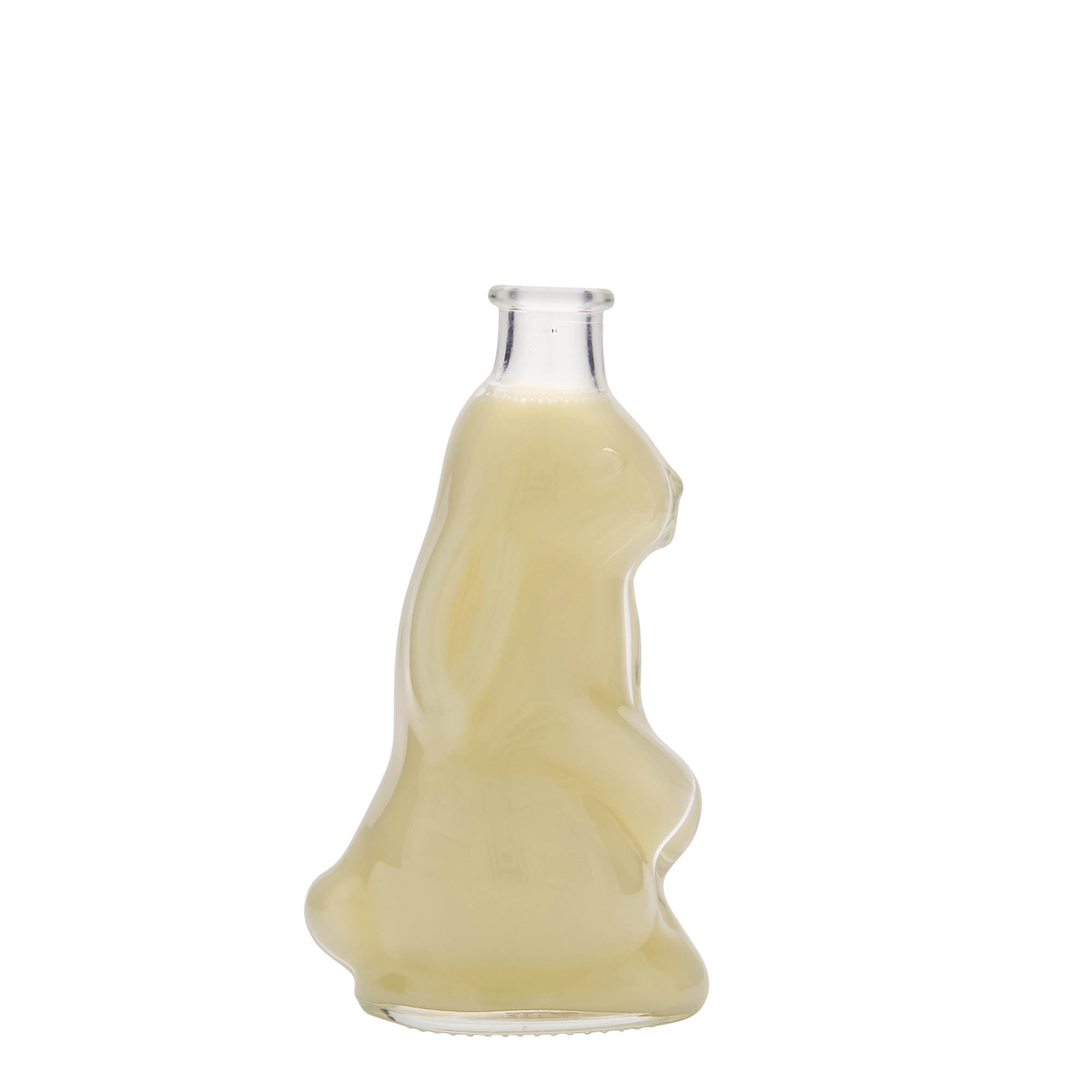 Flacon en verre 200 ml « Lapin », ouverture : bouchon en liège Flacon en verre 200 ml « Lapin », ouverture : bouchon en liège