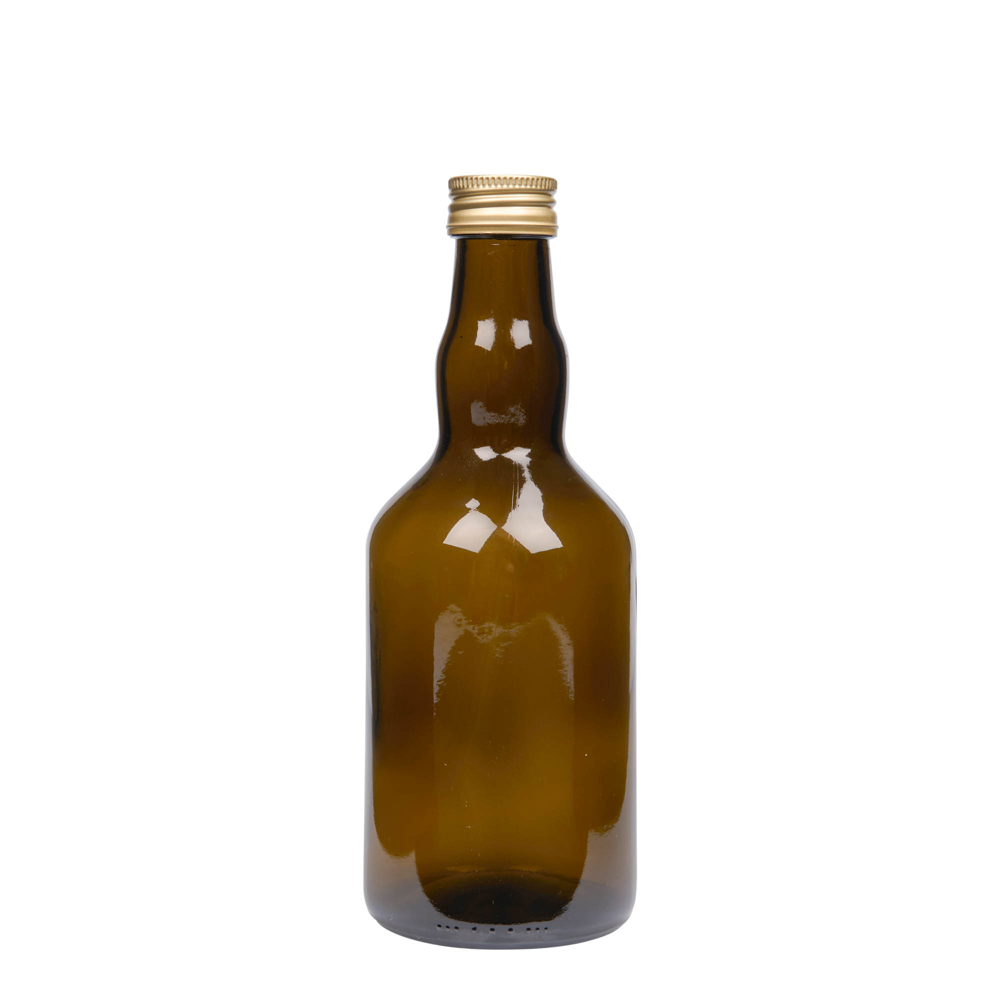 Bouteille en verre 500 ml 'Olona', vert antique, ouverture : PP 31,5
