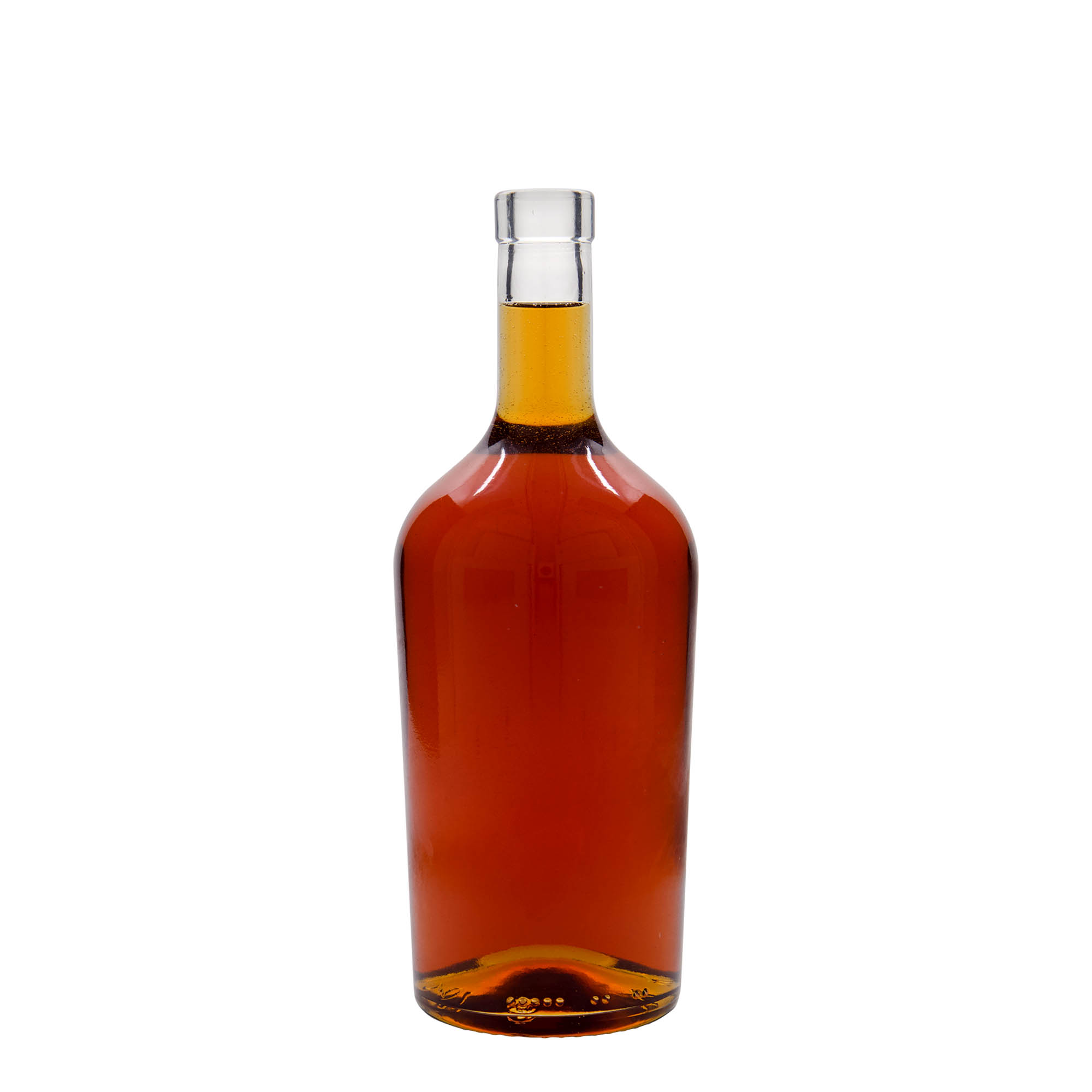Bouteille en verre 700 ml 'Margarethe', ouverture : bouchon en liège Bouteille en verre 700 ml 'Margarethe', ouverture : bouchon en liège
