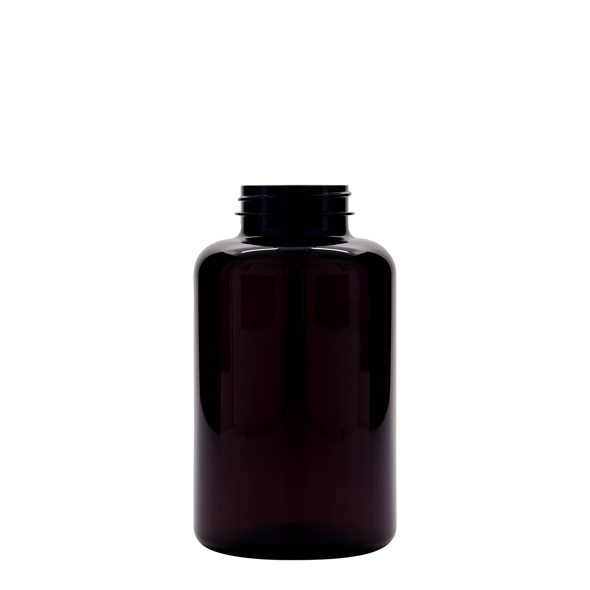 500 ml emballage PET, plastique, brun, ouverture : 45/400