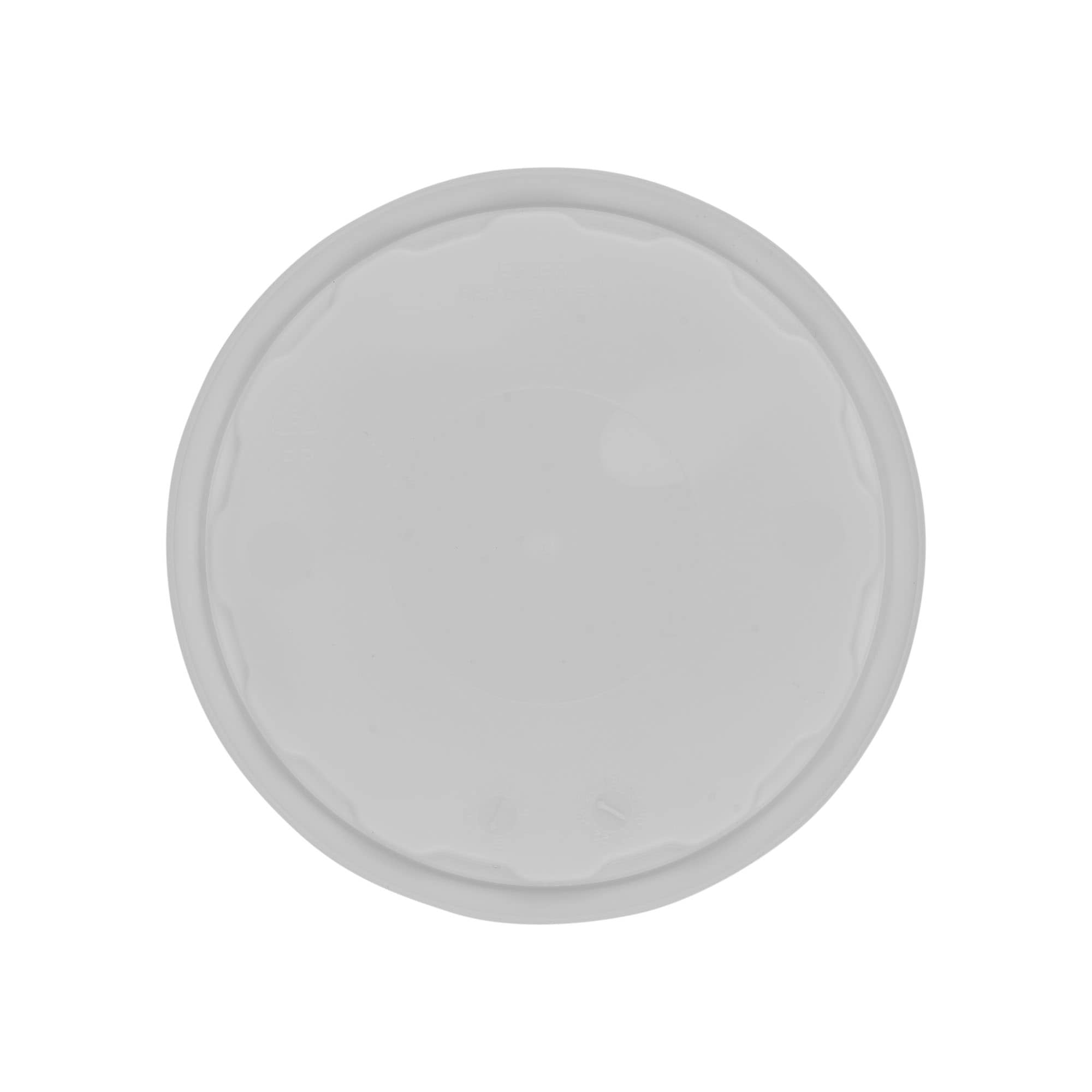 Couvercle pour seau 1 l, plastique PP, blanc
