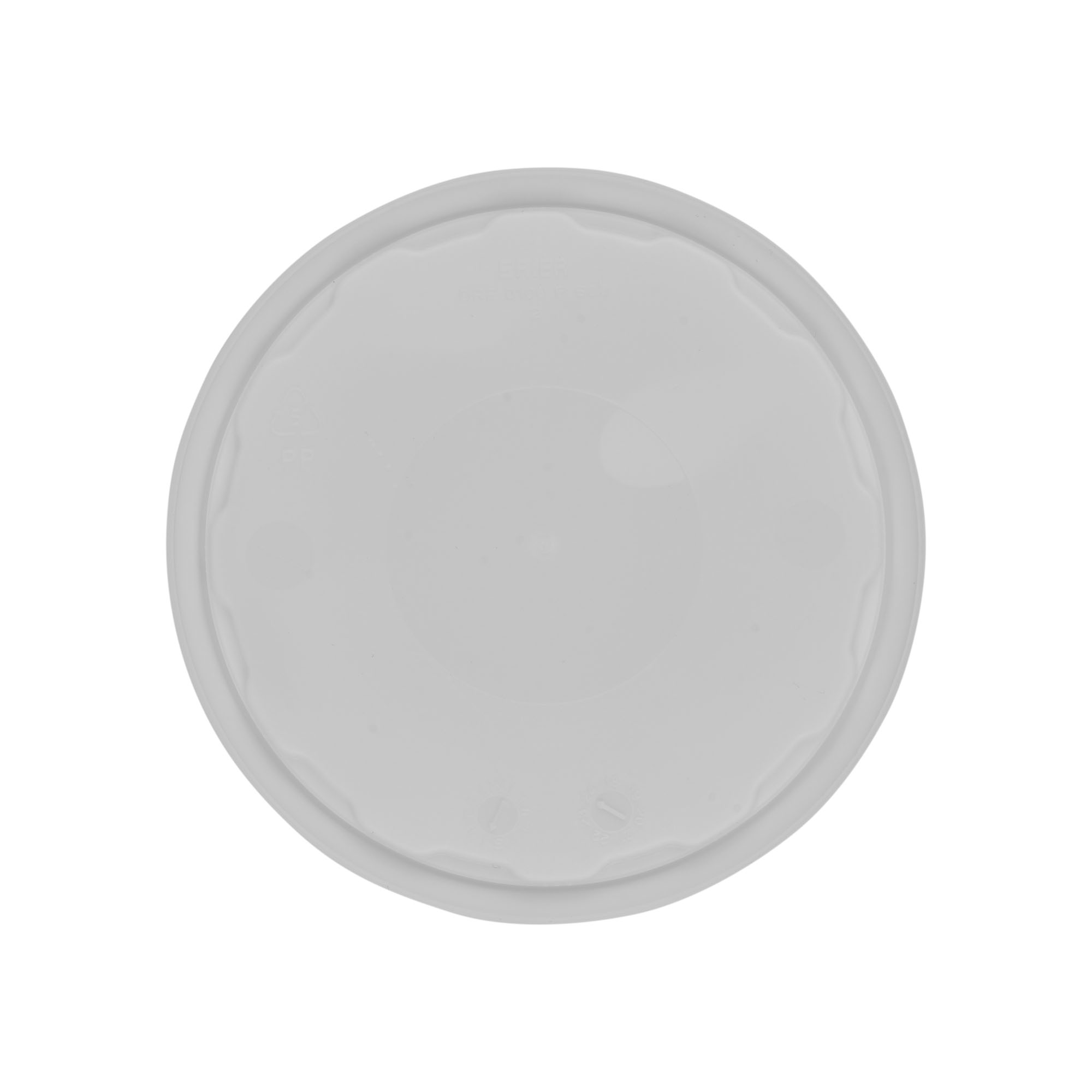 Couvercle pour seau de 1 l, plastique PP, blanc