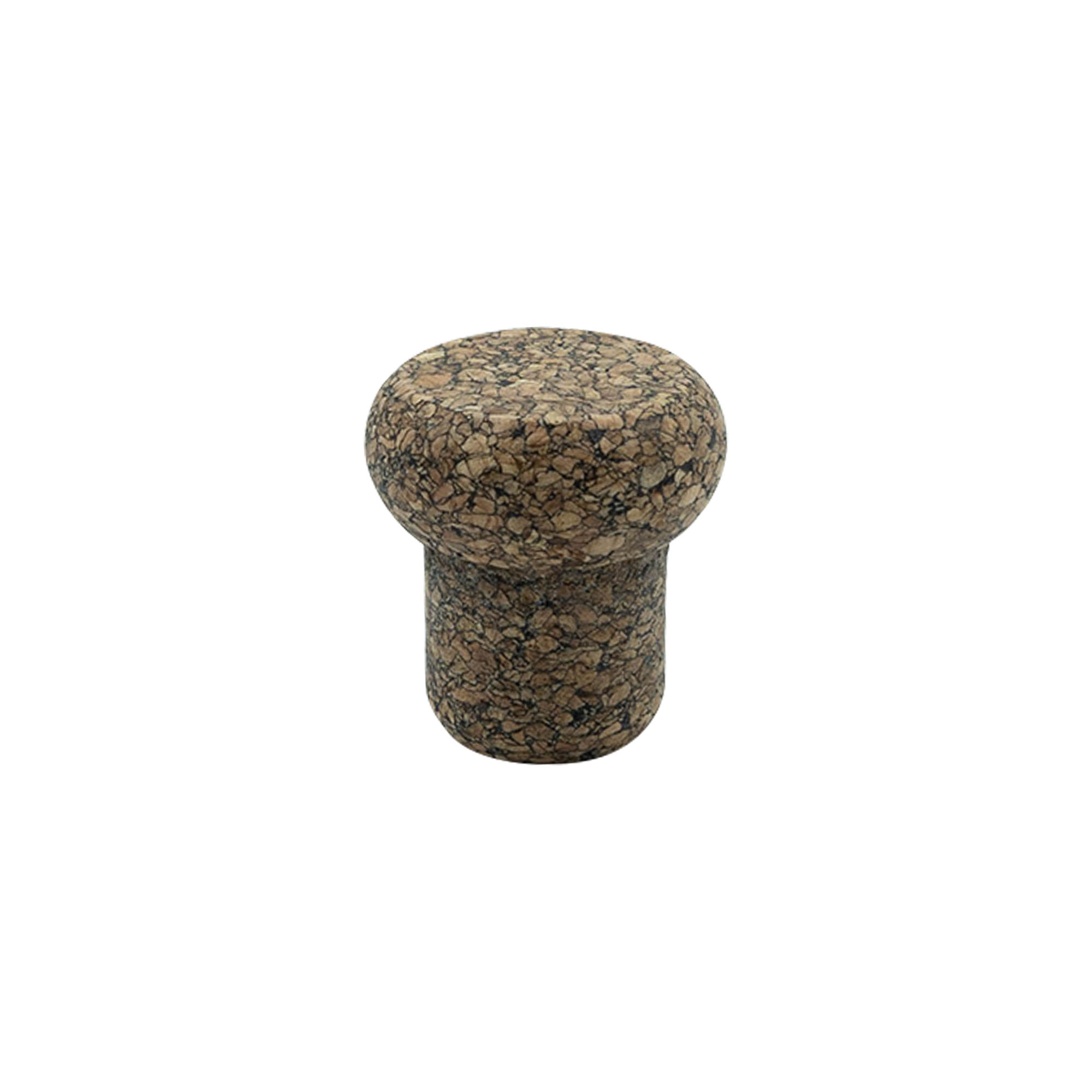 Bouchon à poignée « Barrel » 22,5 mm, Corkcoal, pour embouchure : liège