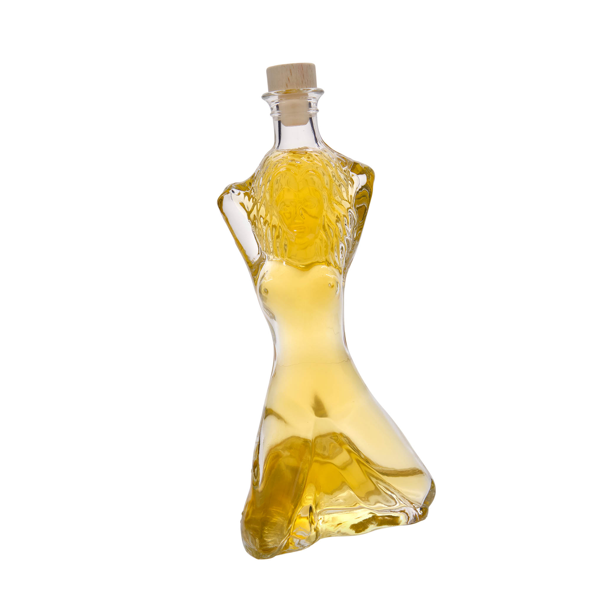 Bouteille en verre 350 ml 'Lexy', ouverture : bouchon en liège Bouteille en verre 350 ml 'Lexy', ouverture : bouchon en liège