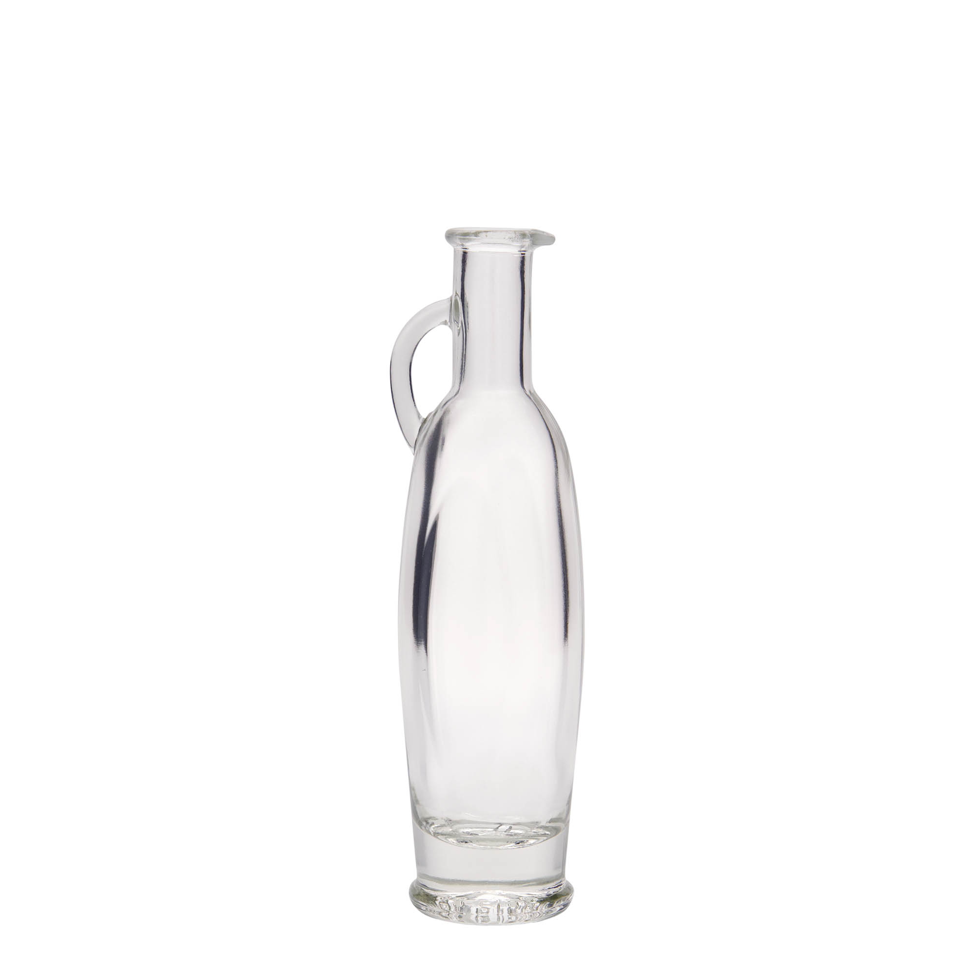 Flacon en verre de 100 ml « Eleganta », ovale, ouverture : bouchon en liège