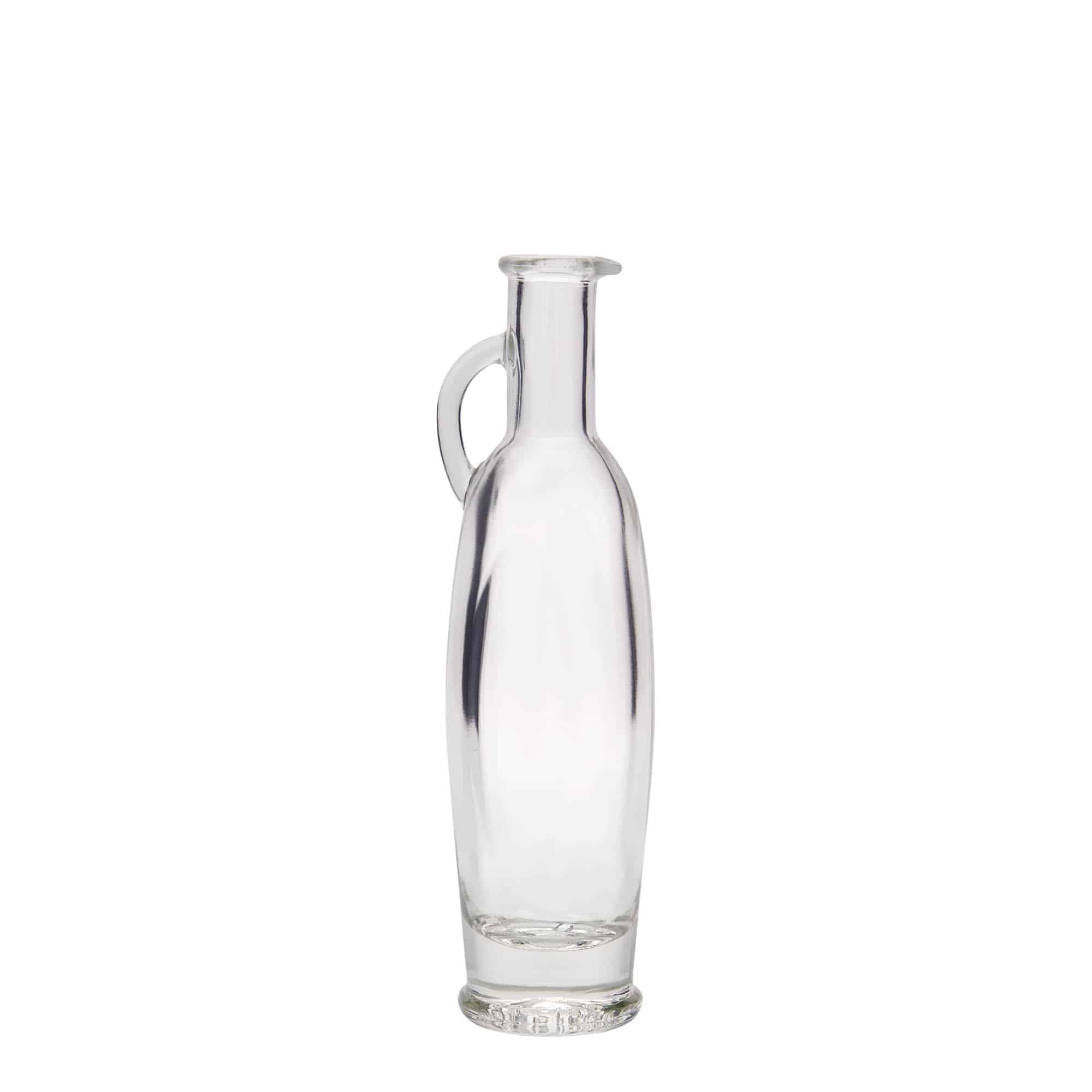 Flacon en verre de 100 ml « Eleganta », ovale, ouverture : bouchon en liège Flacon en verre de 100 ml « Eleganta », ovale, ouverture : bouchon en liège