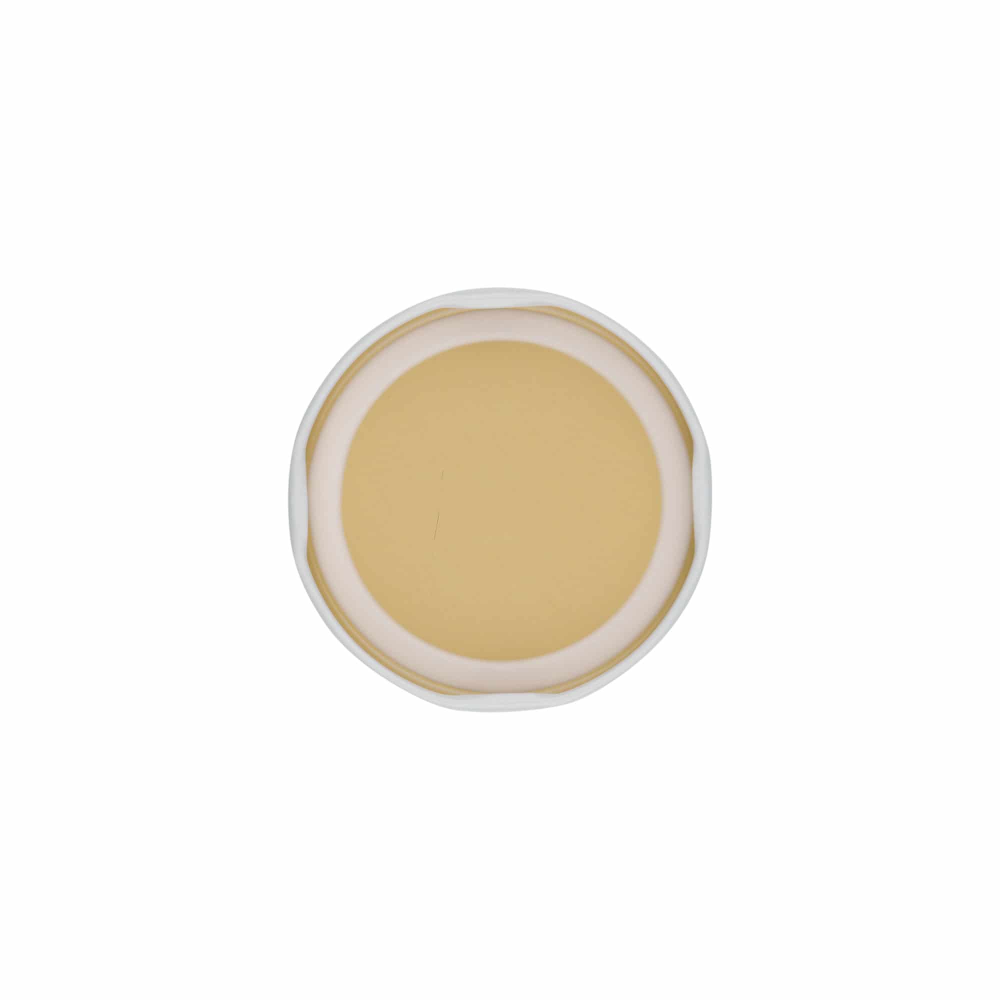 Couvercle Twist-Off, fer blanc, blanc, pour bouchage: TO 63