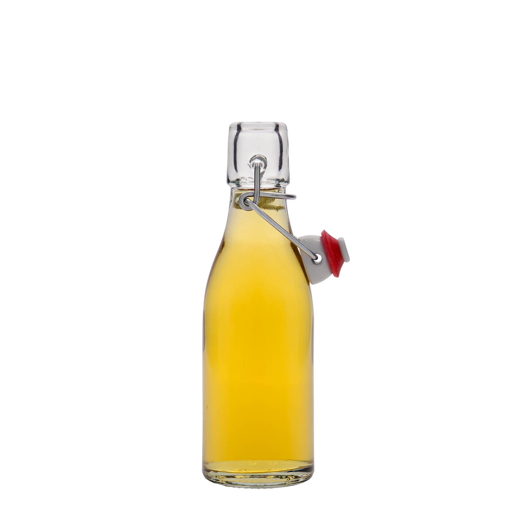 Bouteille en verre 200 ml 'Paul', ouverture : fermeture à bascule Bouteille en verre 200 ml 'Paul', ouverture : fermeture à bascule