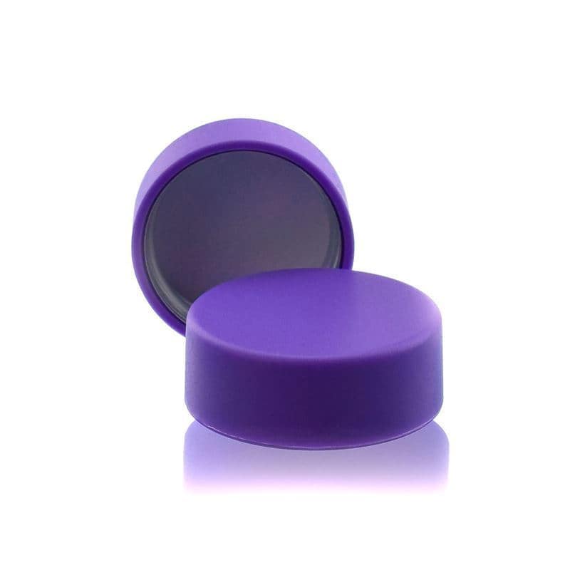 Bouchon à vis, plastique ABS, violet, pour col : GPI 28/400