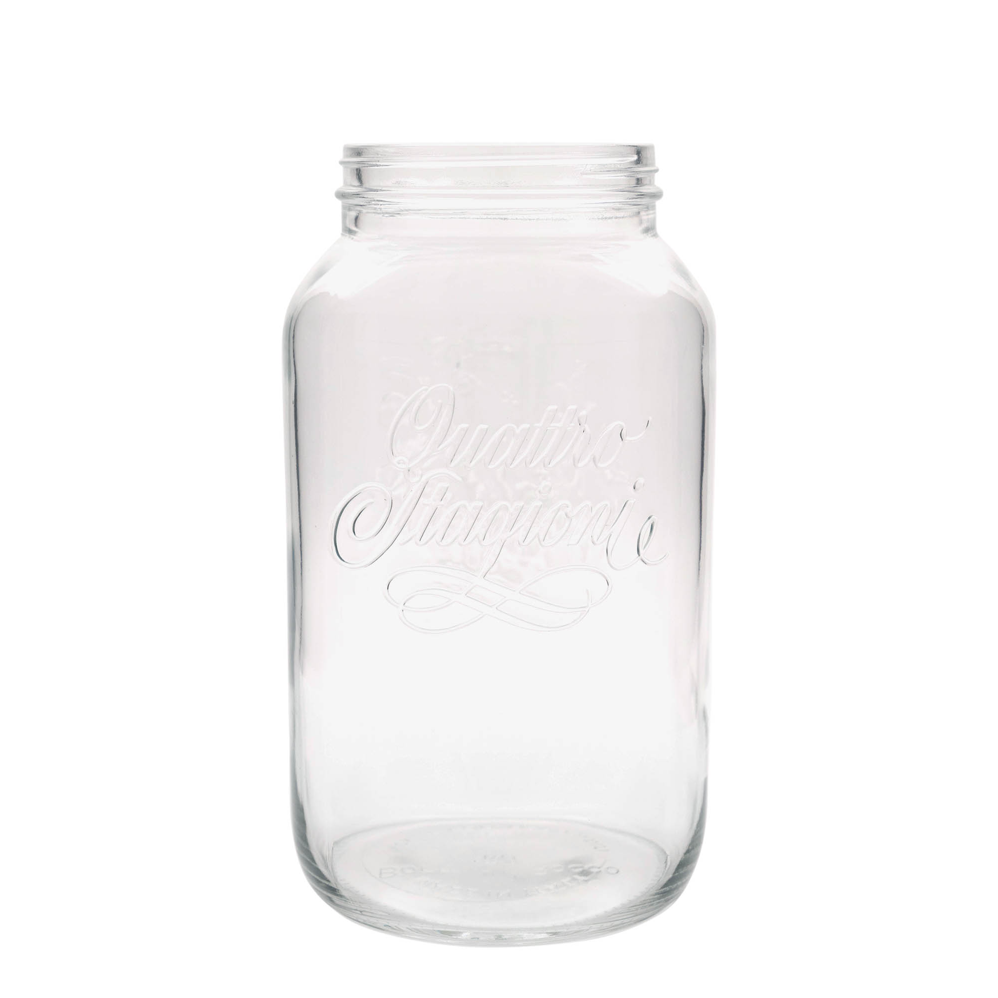 3 800 ml verre 'Quattro Stagioni', ouverture : bouchon à vis 3 800 ml verre 'Quattro Stagioni', ouverture : bouchon à vis