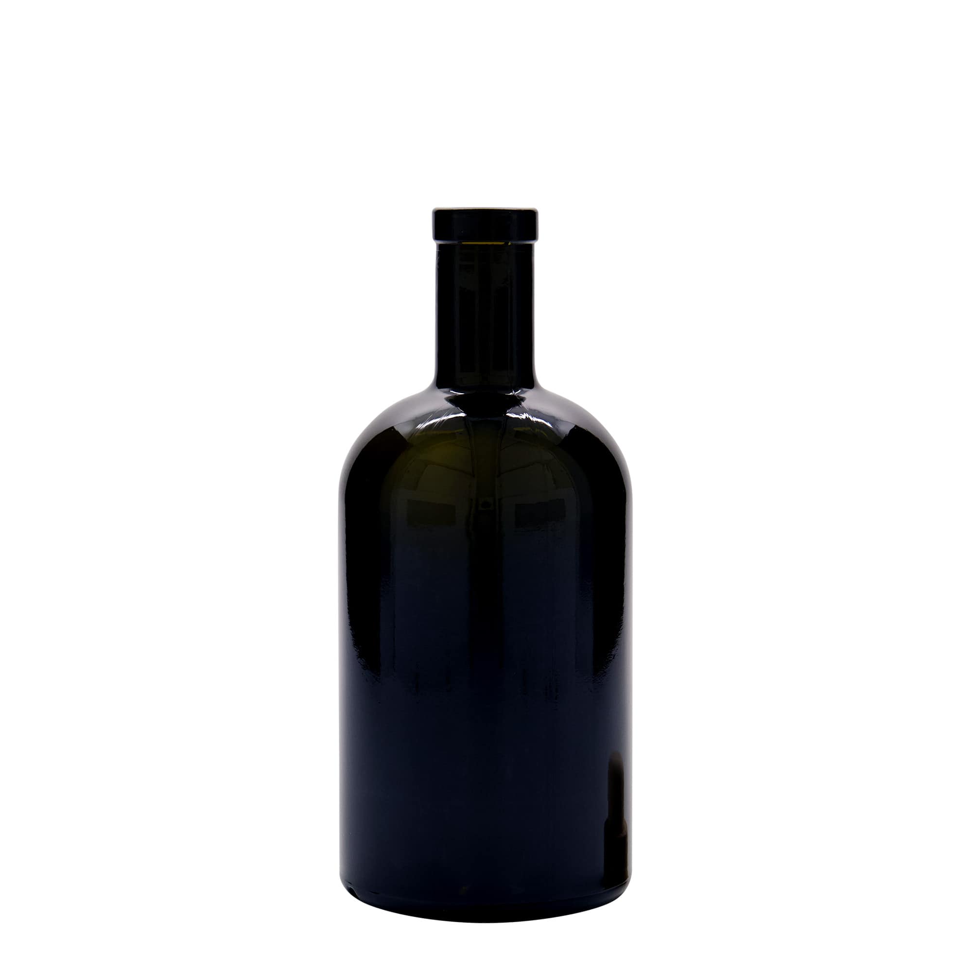 Bouteille en verre 500 ml 'Farmacia', vert antique, ouverture : bouchon en liège