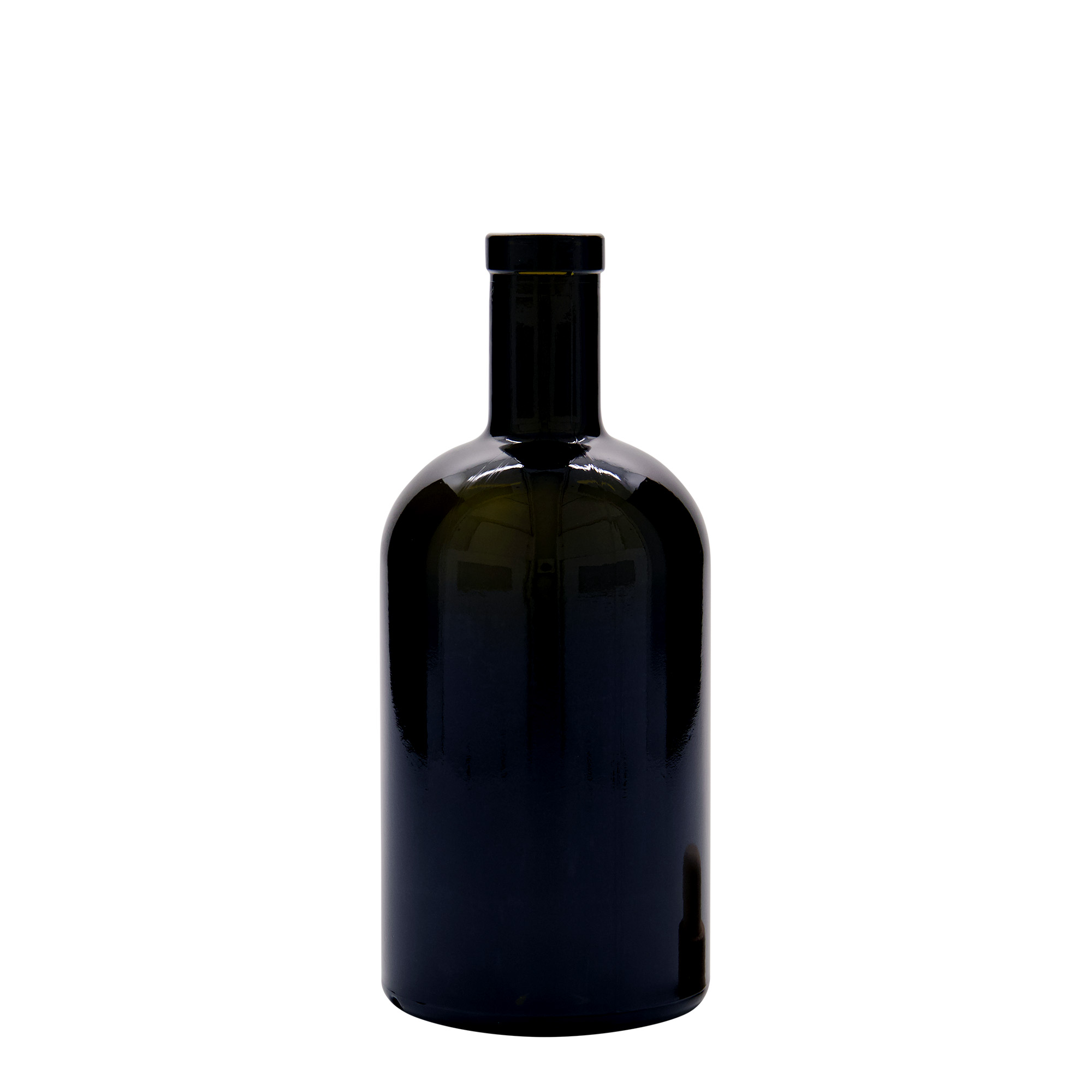 Bouteille en verre 500 ml 'Farmacia', vert antique, ouverture : bouchon en liège