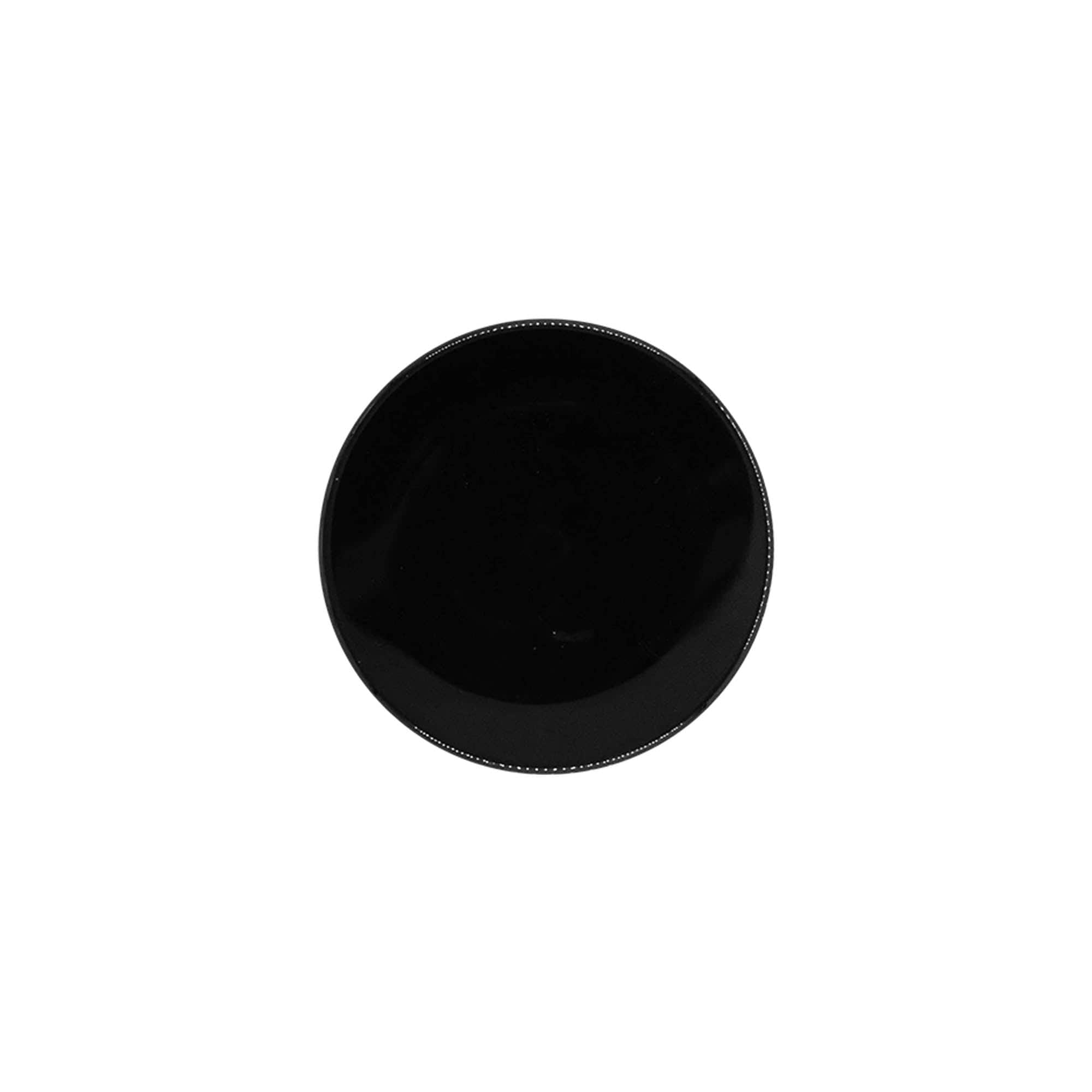 Pompe distributeur airless « Mezzo », type D, plastique PP, noir avec capuchon noir