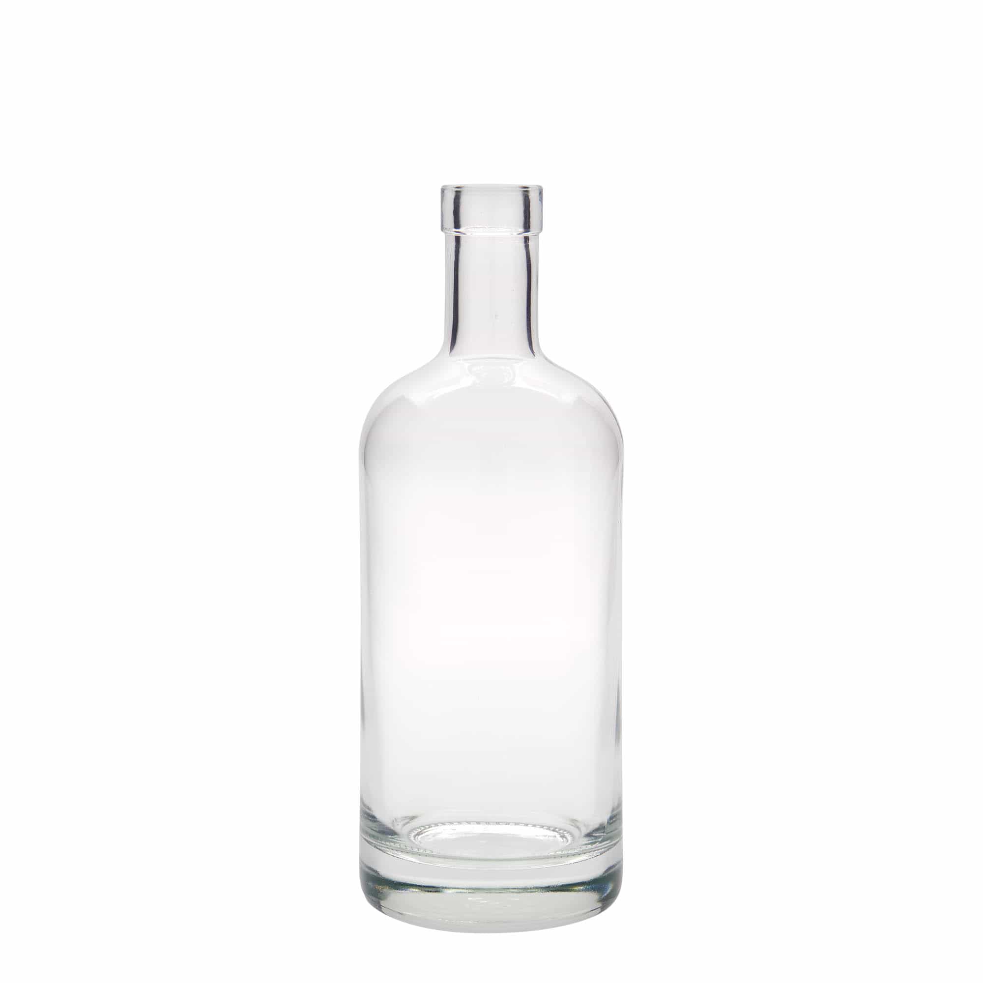 Bouteille en verre 500 ml « Linea Uno », ouverture : bouchon en liège Bouteille en verre 500 ml « Linea Uno », ouverture : bouchon en liège