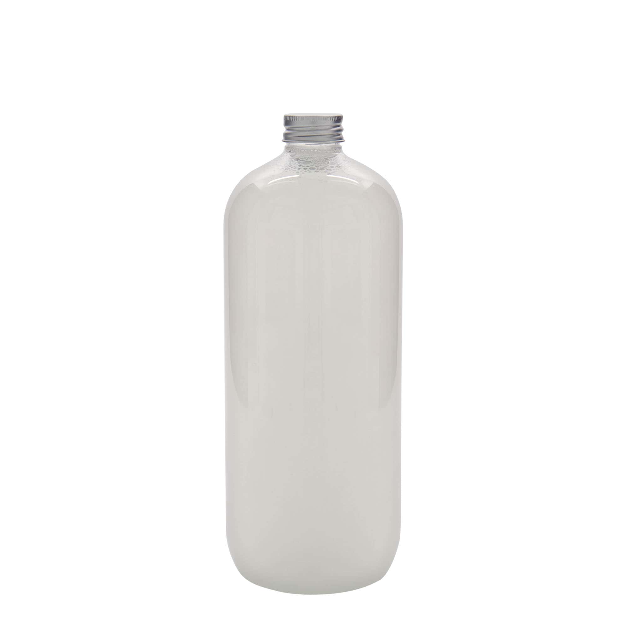 Bouteille en PET 1 000 ml 'Boston', plastique, bouchage: 28/410