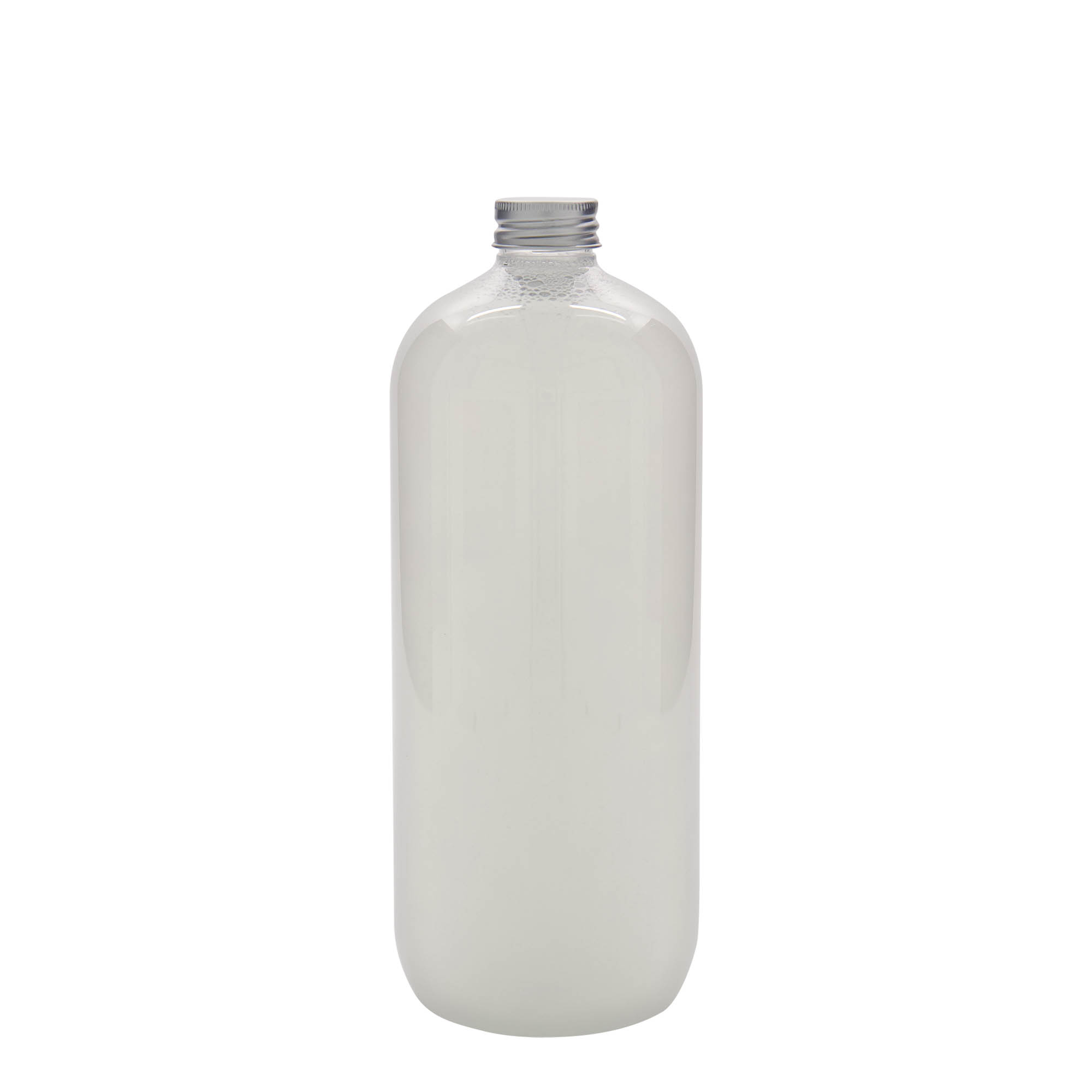 Bouteille PET 1 000 ml 'Boston', plastique, ouverture : 28/410 Bouteille PET 1 000 ml 'Boston', plastique, ouverture : 28/410