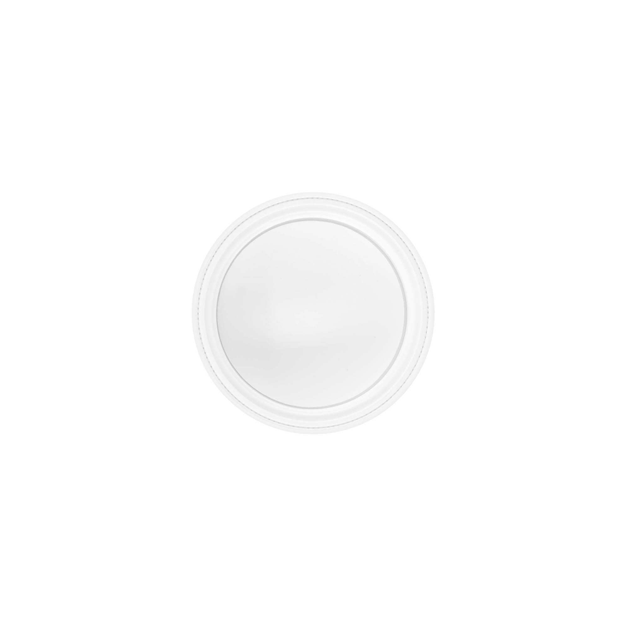 Bouchon à vis 30 ml, plastique SAN, blanc