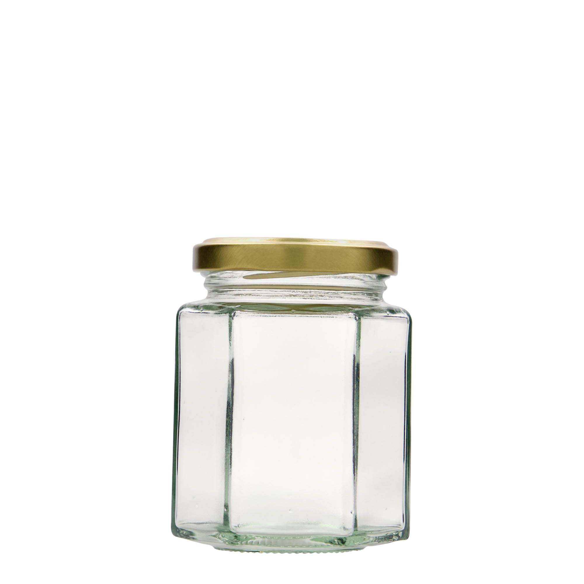 196 ml bocal hexagonal, ouverture : Twist-Off (TO 58) 196 ml bocal hexagonal, ouverture : Twist-Off (TO 58)