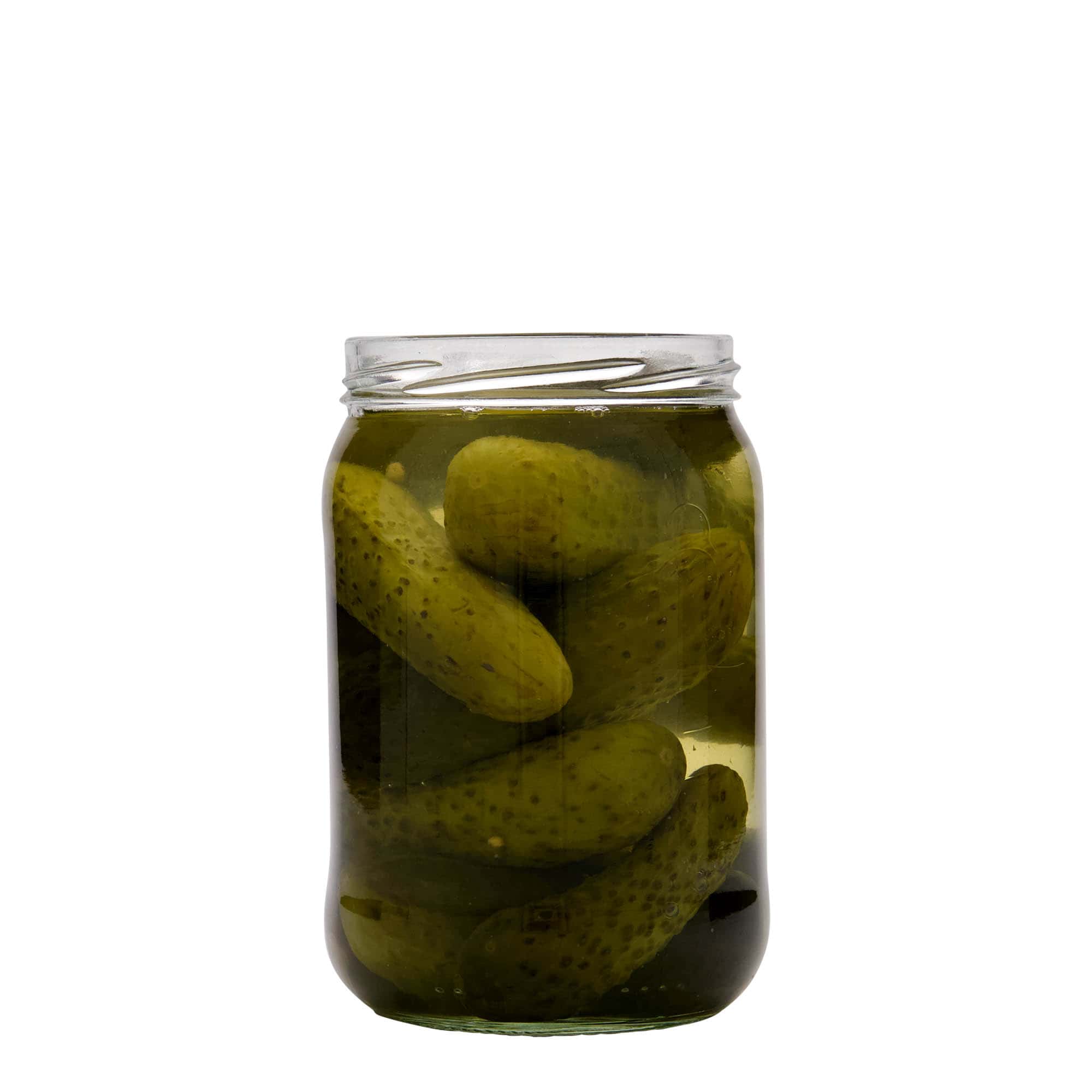 Bocal en verre de 630 ml, ouverture : Twist-Off (TO 82)