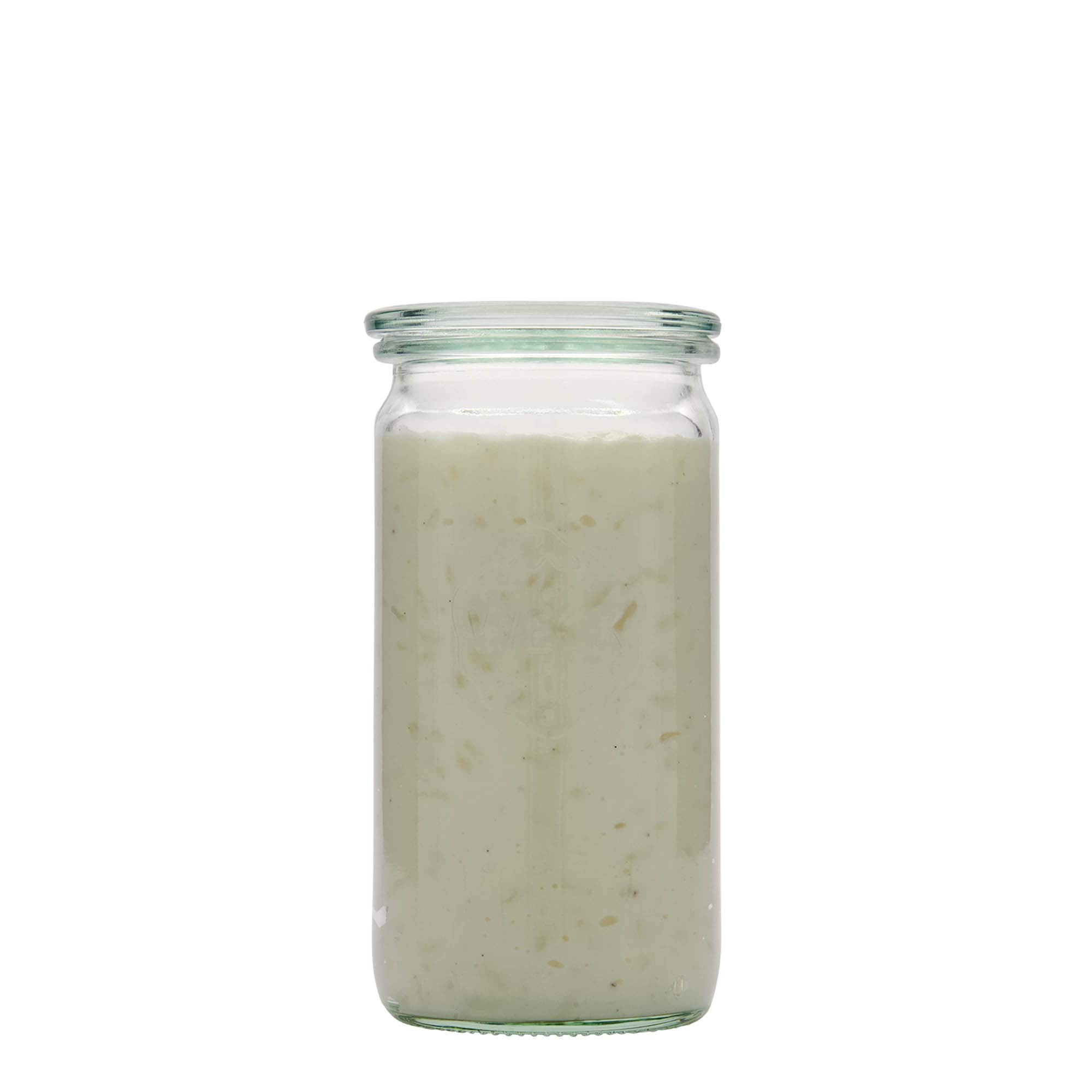 340 ml verre cylindrique WECK, ouverture : bord rond