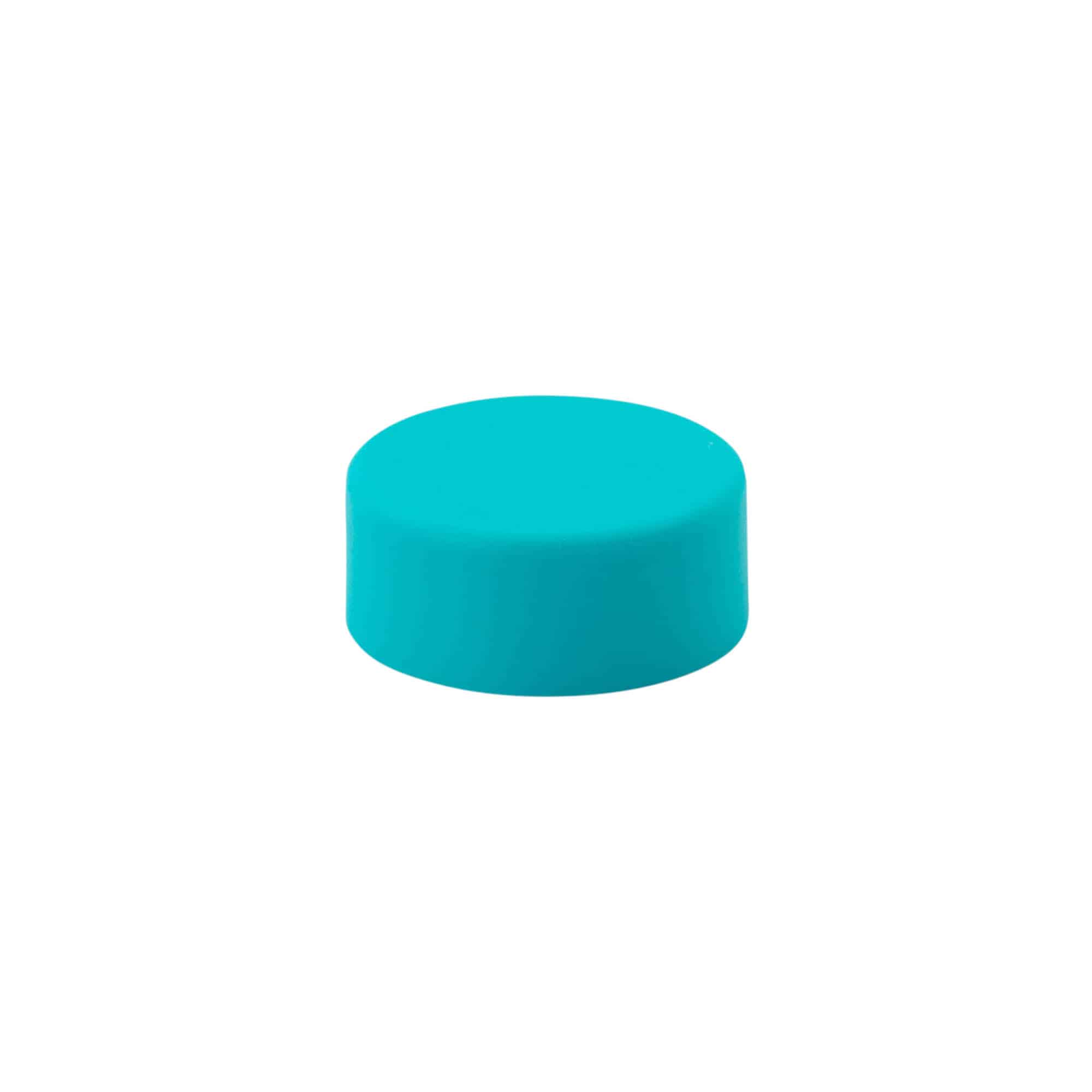 Bouchon à vis, plastique ABS, turquoise, pour ouverture : GPI 28/400 Bouchon à vis, plastique ABS, turquoise, pour ouverture : GPI 28/400