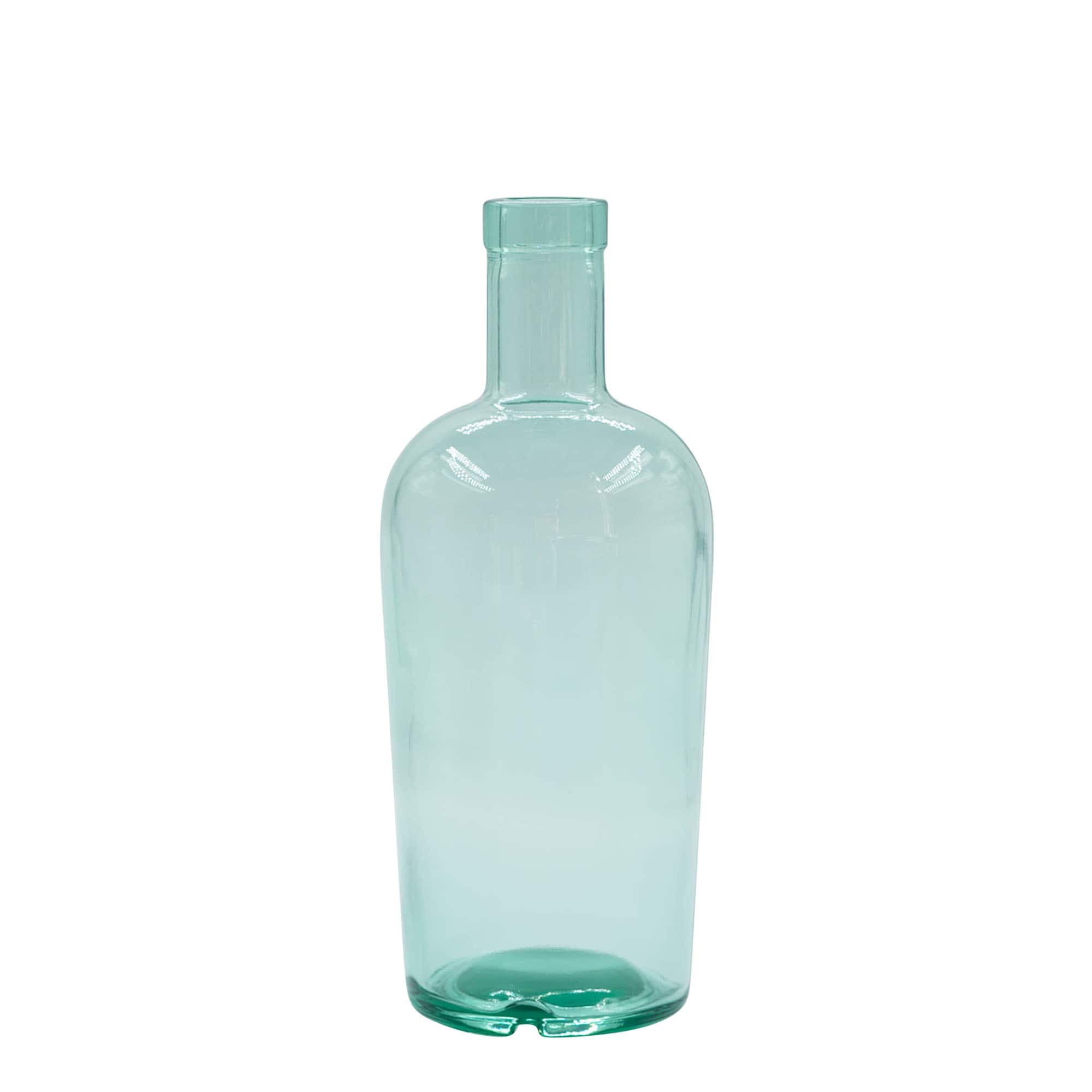 Bouteille en verre 700 ml « Teo Light », ouverture : bouchon en liège