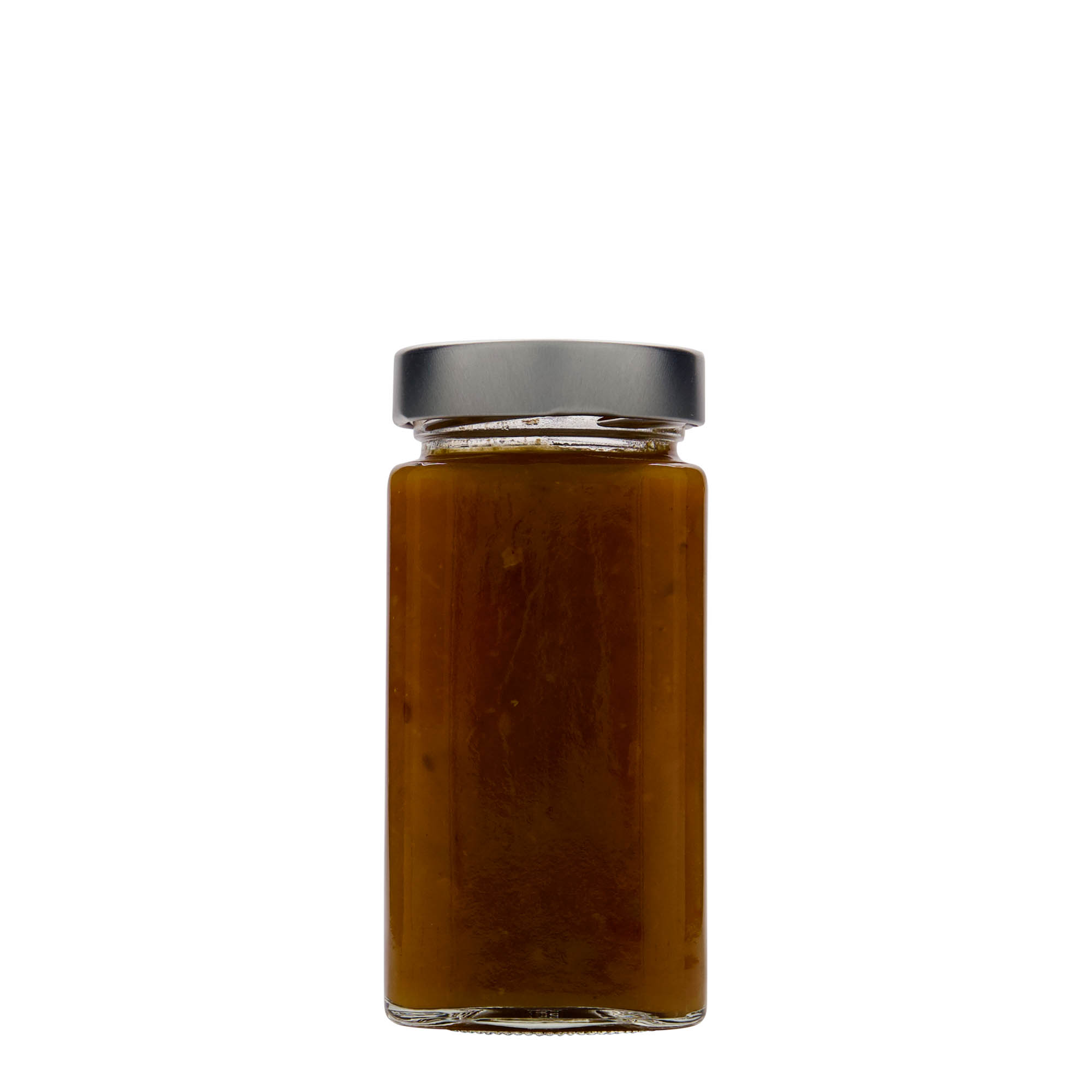 314 ml Verre carré « Funny », ouverture : Deep-Twist-Off (DTO 58)