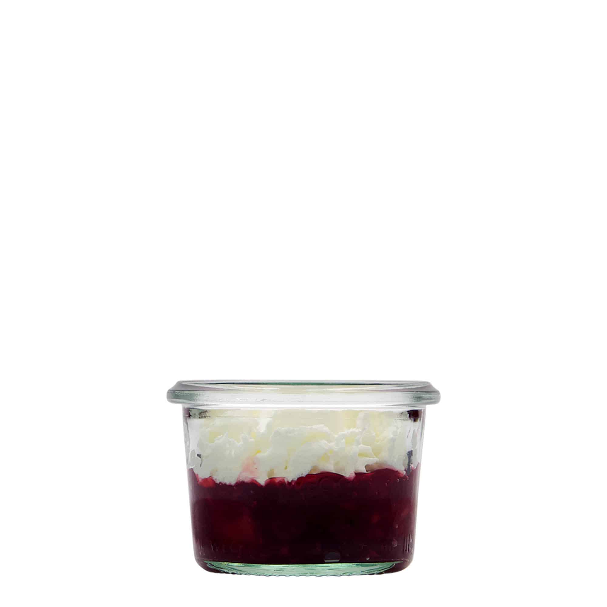 80 ml bocal WECK à renversement, ouverture : bord rond