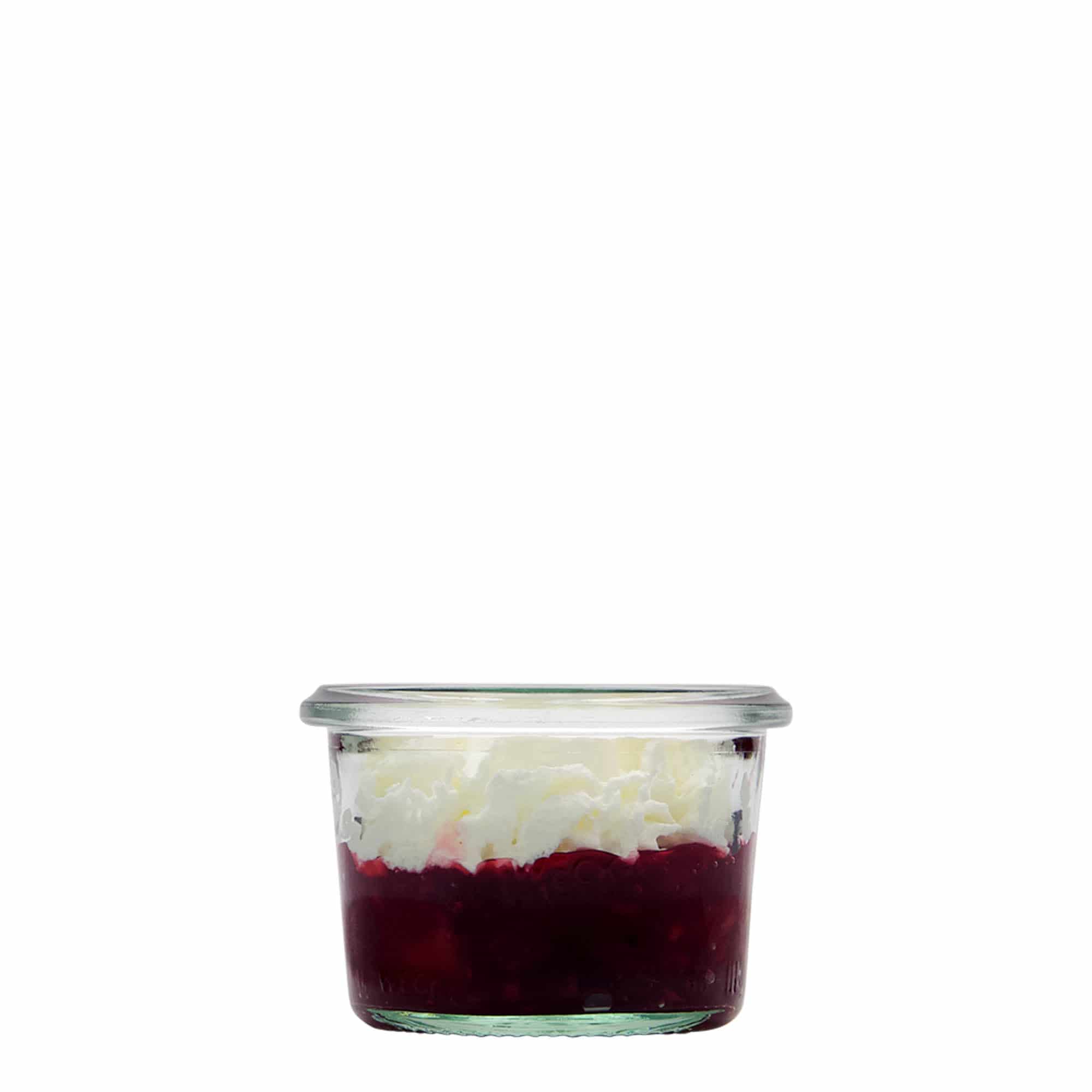 80 ml bocal WECK à renversement, ouverture : bord rond