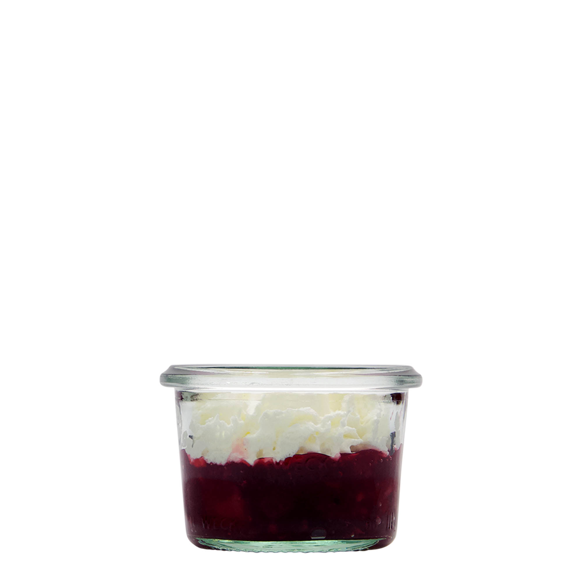 80 ml bocal WECK à renversement, ouverture : bord rond 80 ml bocal WECK à renversement, ouverture : bord rond