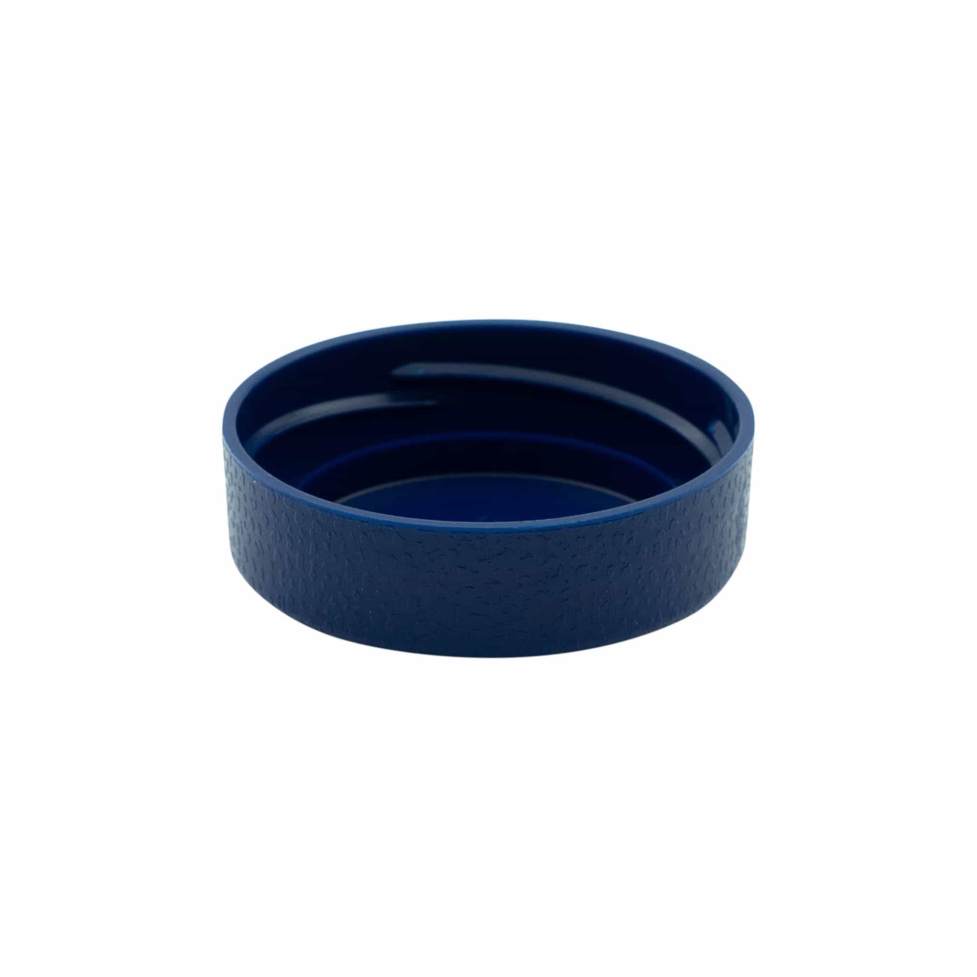 Bouchon à vis Kavodrink, plastique PP, bleu foncé