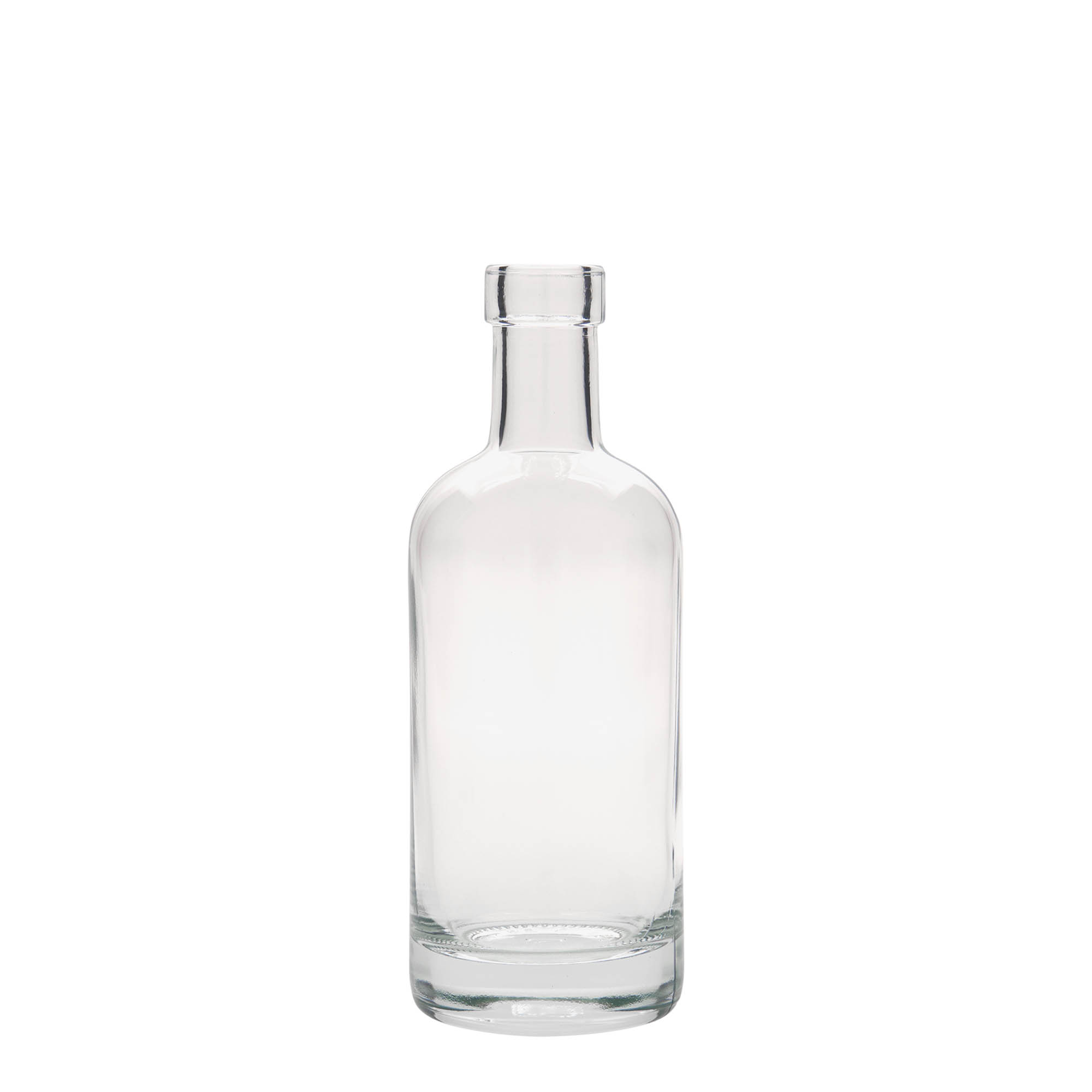 Bouteille en verre 250 ml 'Linea Uno', ouverture : bouchon en liège Bouteille en verre 250 ml 'Linea Uno', ouverture : bouchon en liège
