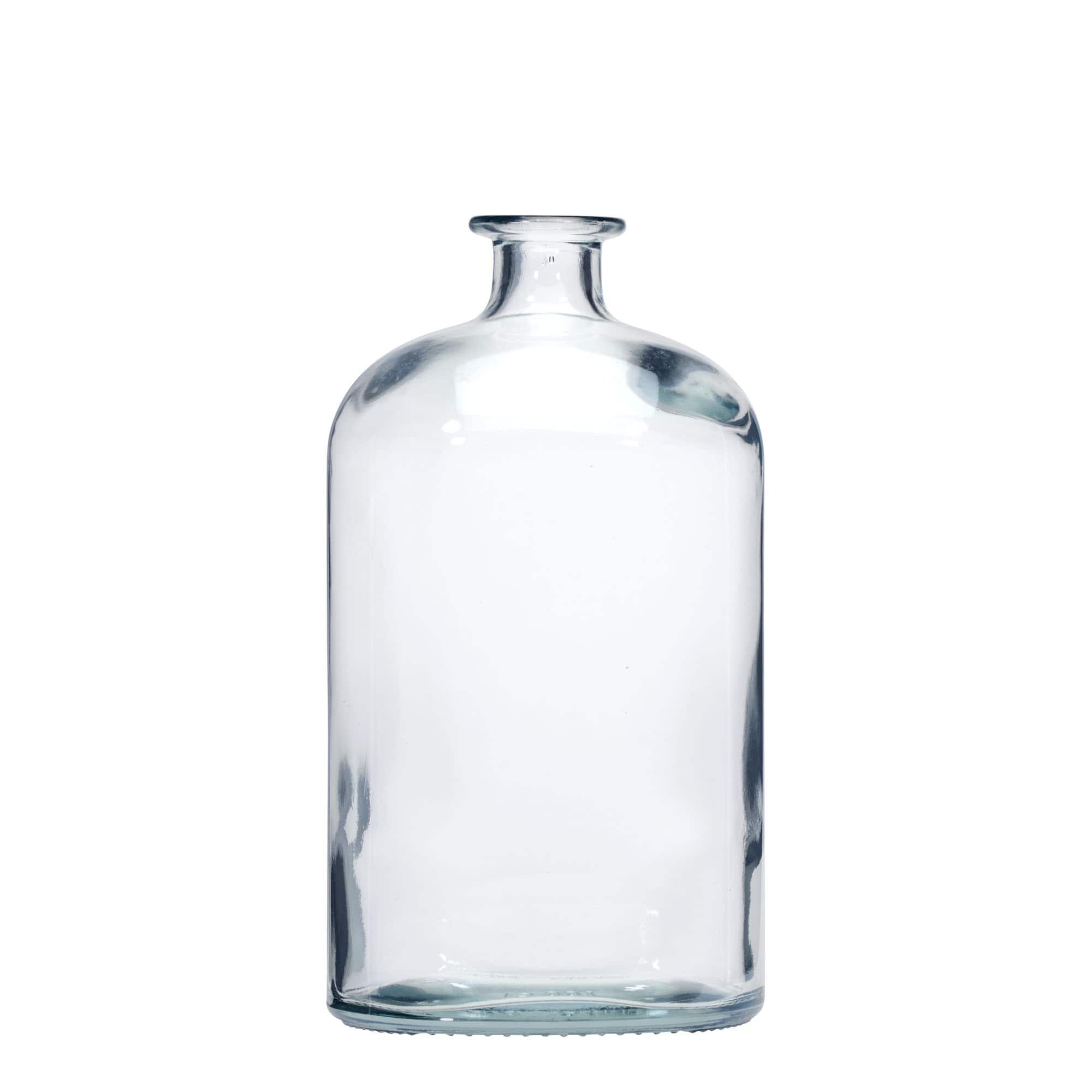 Bouteille en verre 1 000 ml « Dundee », ovale, ouverture : bouchon en liège