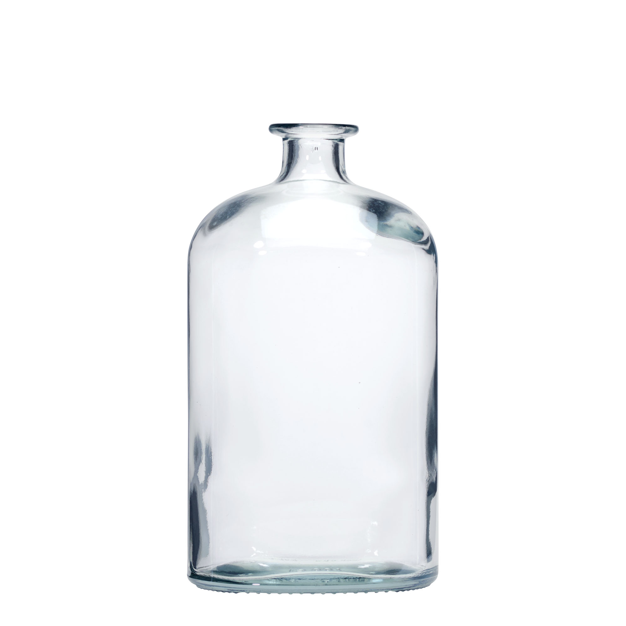 Bouteille en verre 1 000 ml « Dundee », ovale, ouverture : bouchon en liège Bouteille en verre 1 000 ml « Dundee », ovale, ouverture : bouchon en liège
