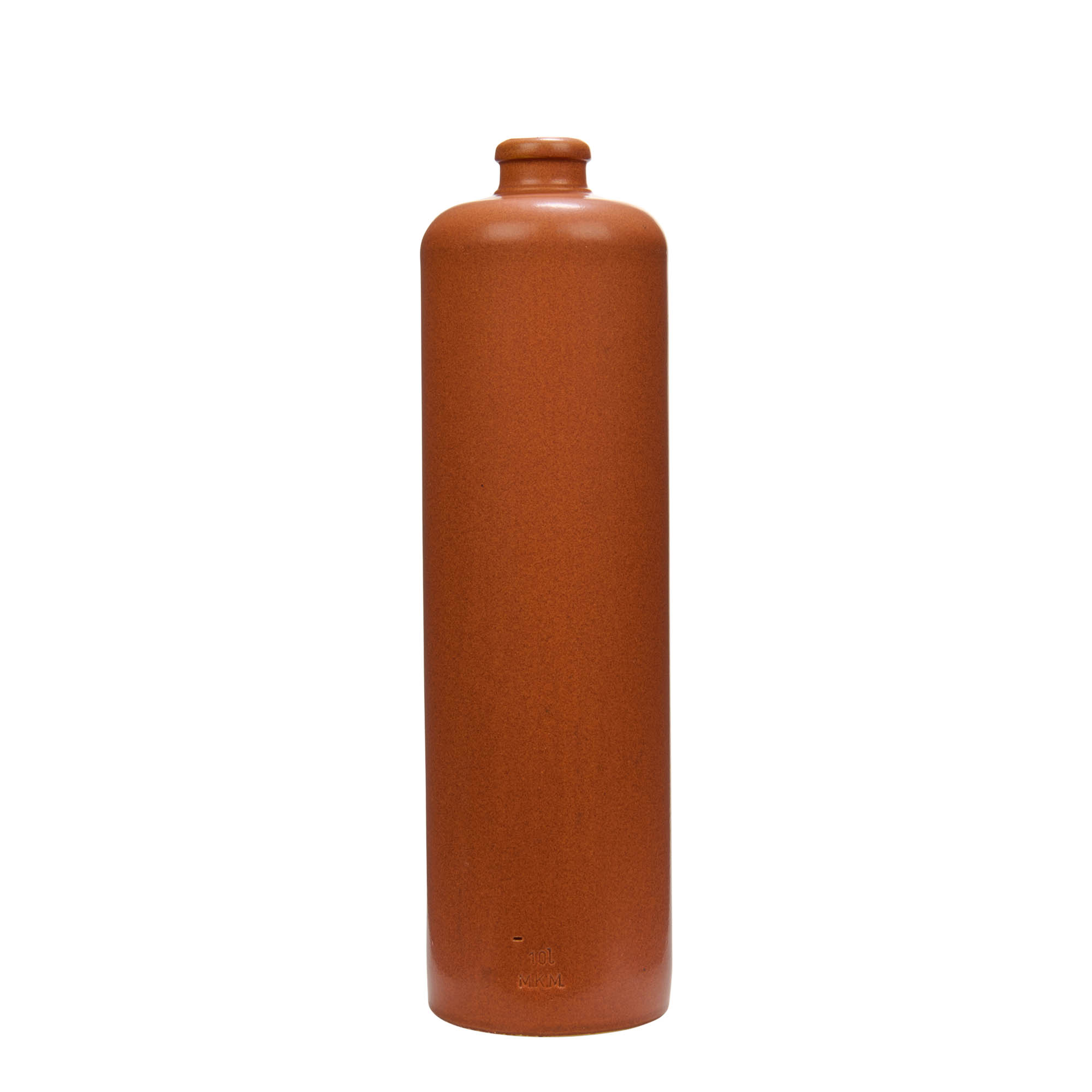1 000 ml cruche en grès, rouge-brun, ouverture : liège