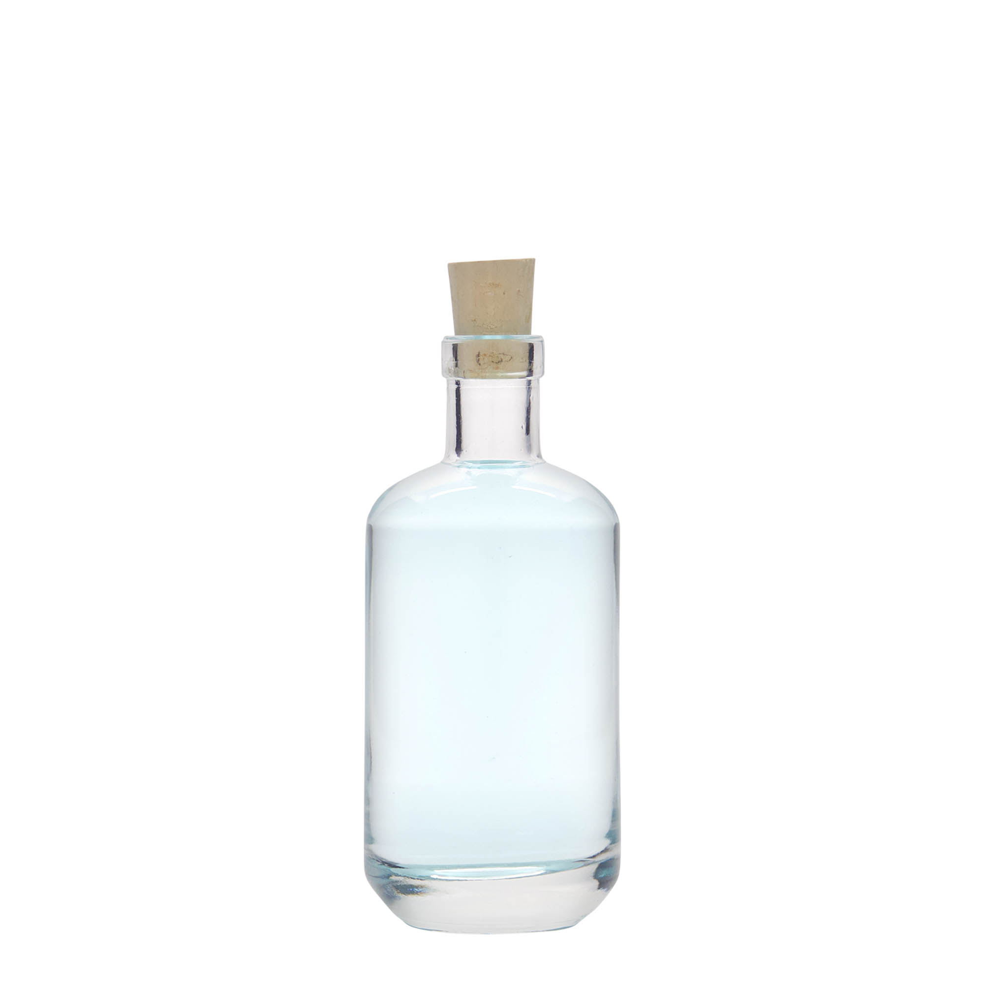 Flacon en verre de 100 ml « Vienna », ouverture : bouchon en liège Flacon en verre de 100 ml « Vienna », ouverture : bouchon en liège