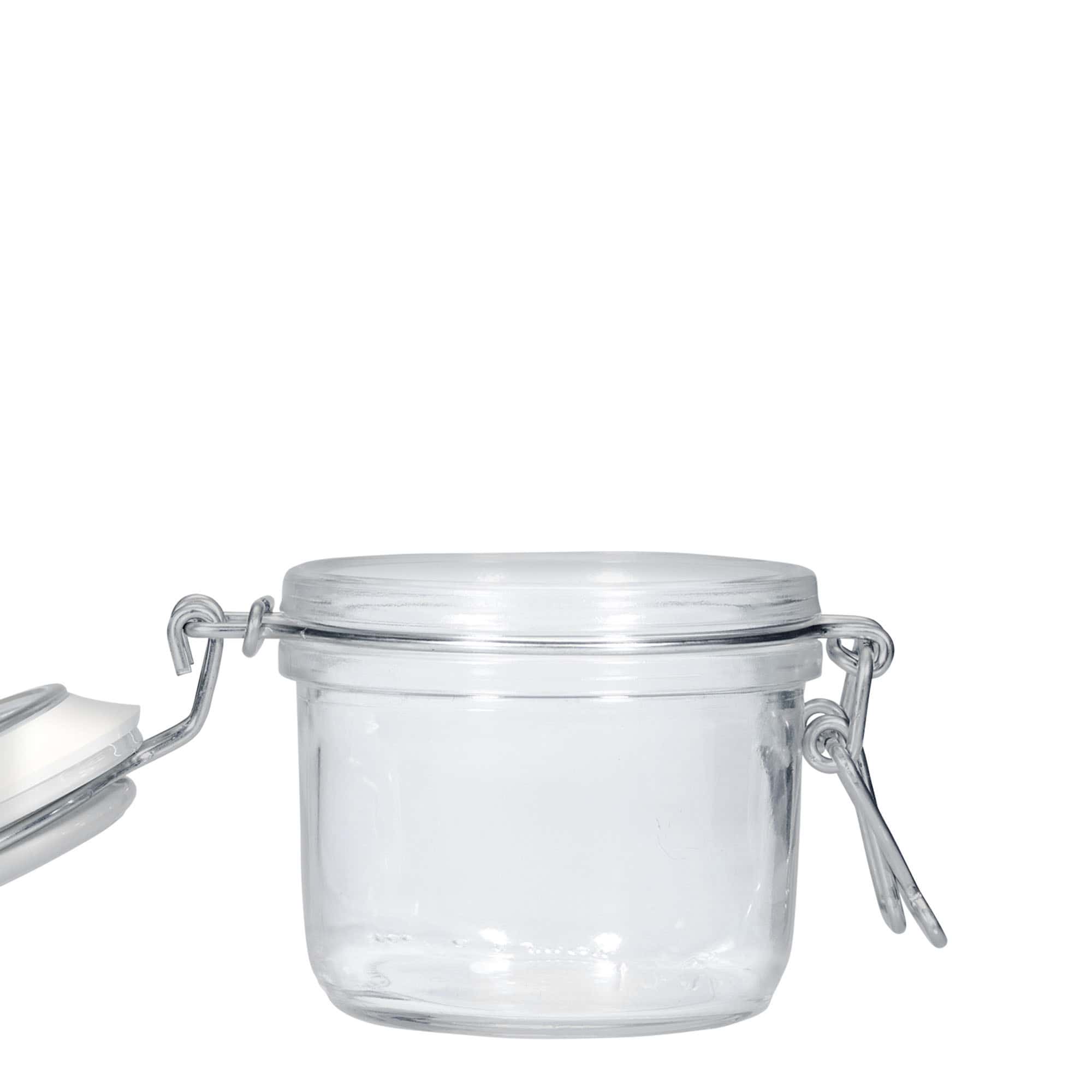 Bocal à fermeture mécanique 200 ml 'Fido', bleu, bouchage: bouchon mécanique