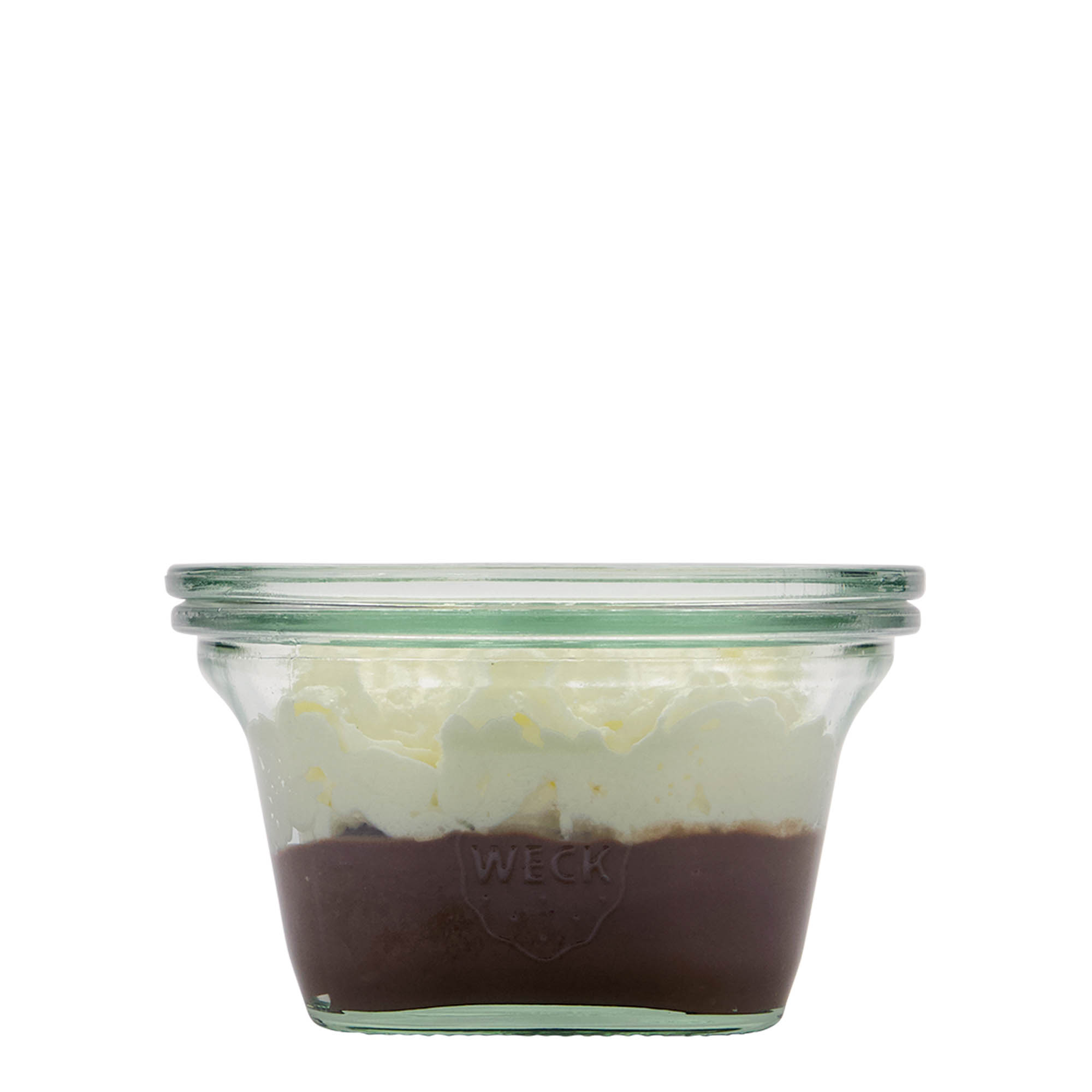 290 ml verre WECK Quadro, carré, ouverture : bord rond 290 ml verre WECK Quadro, carré, ouverture : bord rond