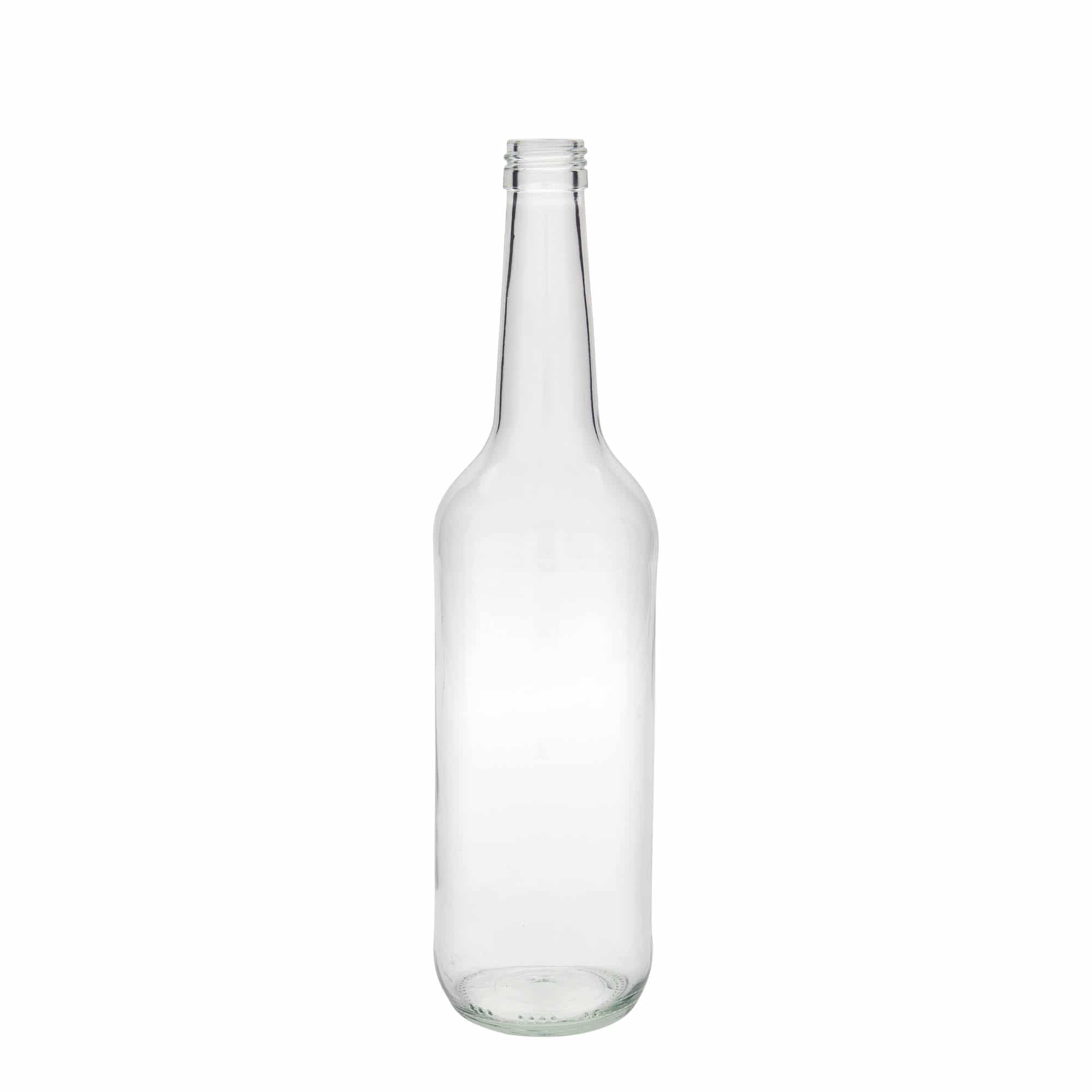 Bouteille en verre col droit 700 ml, bouchage: PP 28 Bouteille en verre col droit 700 ml, bouchage: PP 28