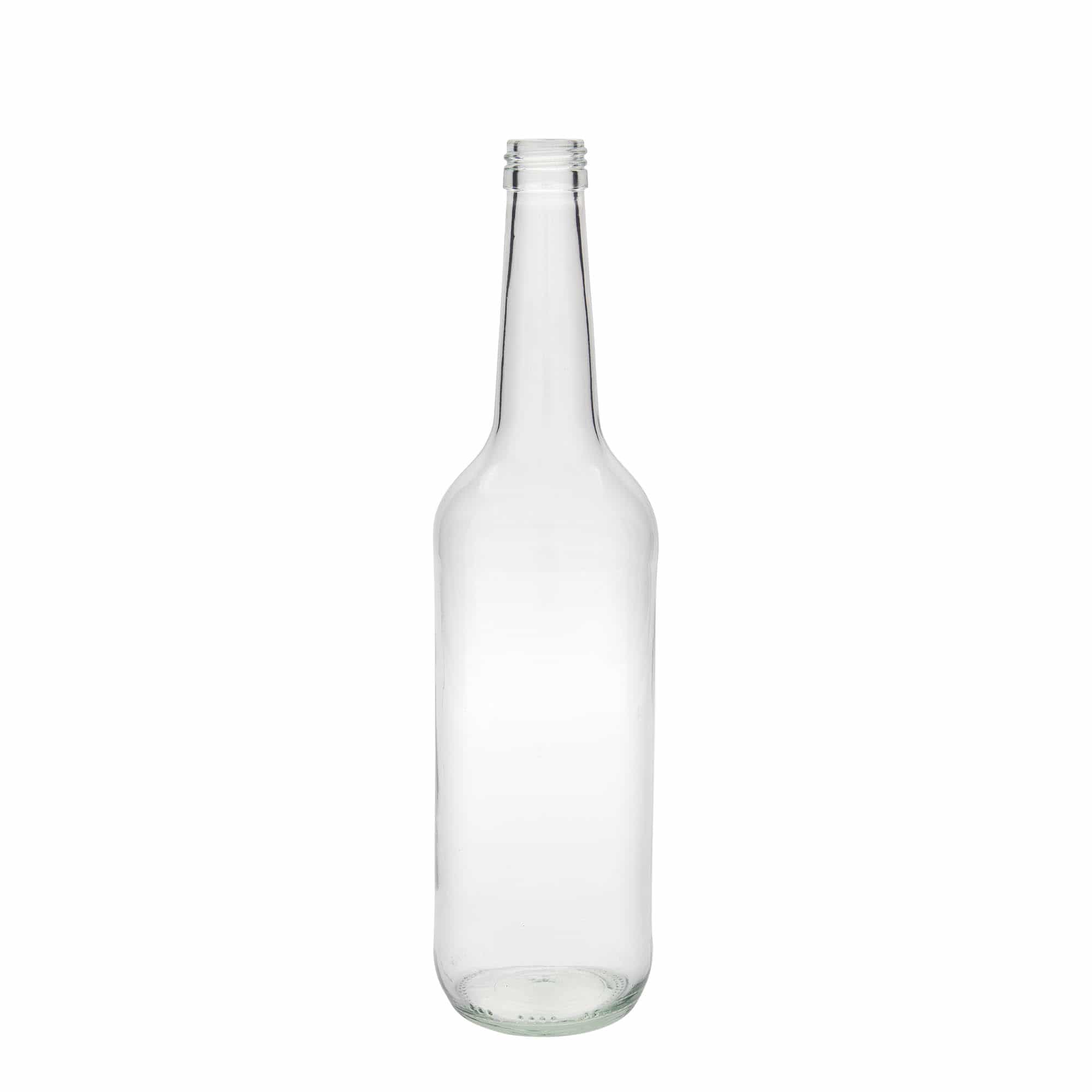 Bouteille en verre 700 ml à col droit, ouverture : PP 28