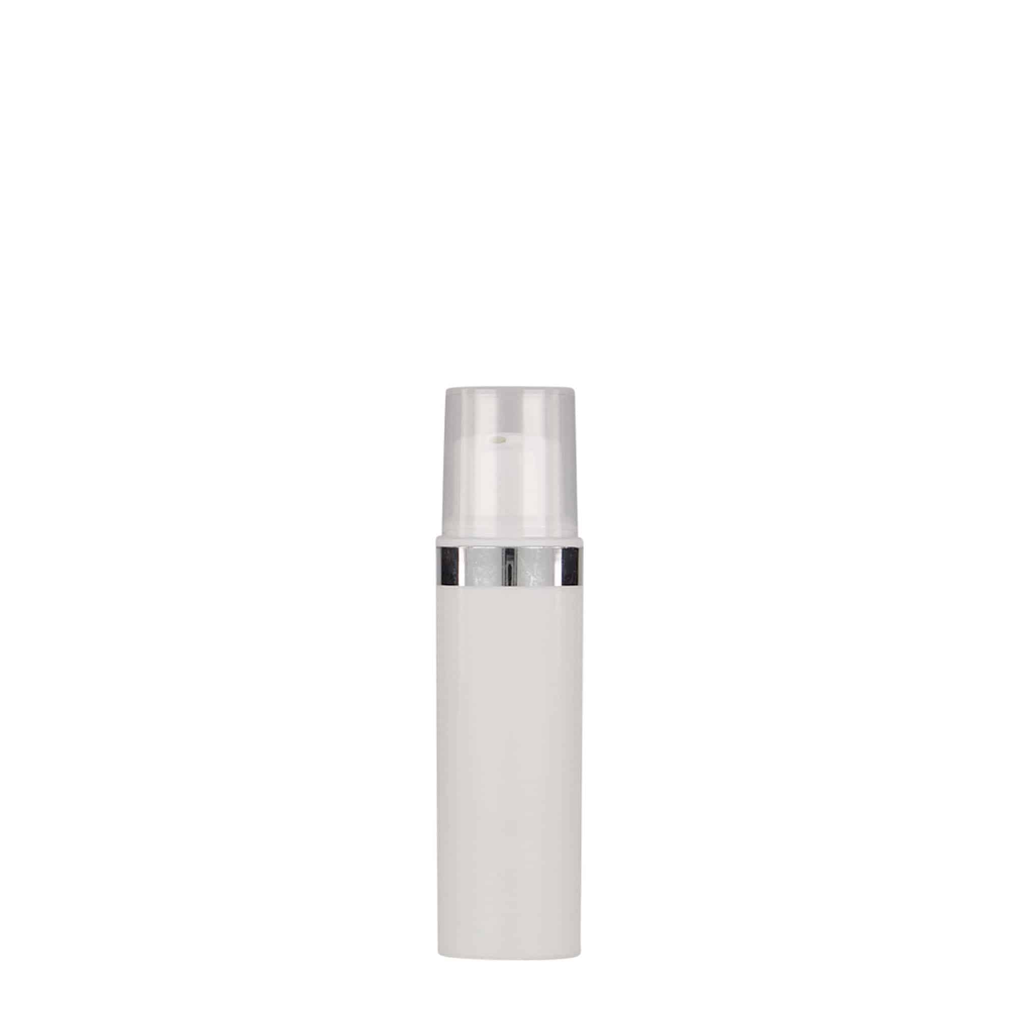 Flacon airless 10 ml 'Nano', plastique PP, blanc