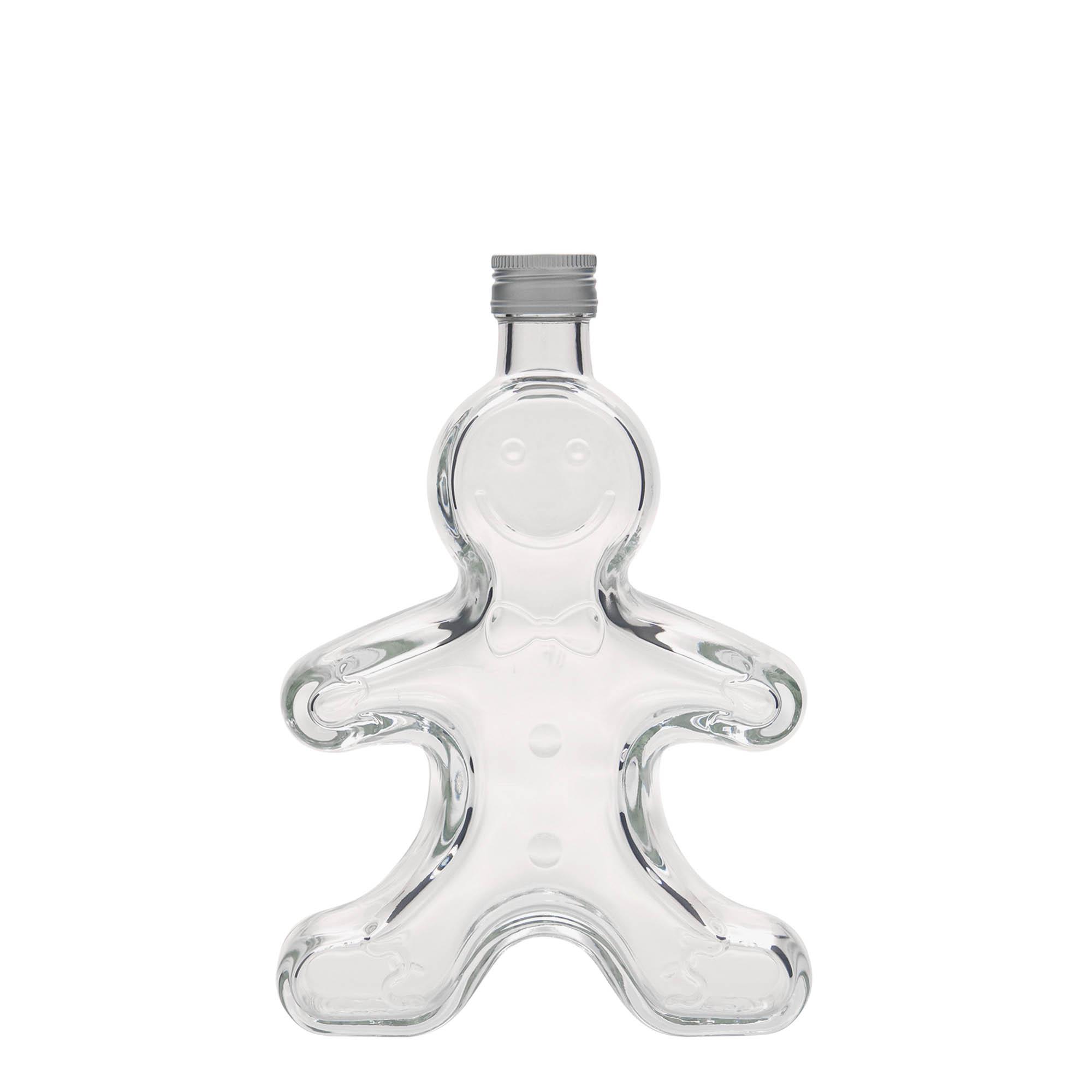 Bouteille en verre 250 ml « Lebkuchenmann », ouverture : PP 24 Bouteille en verre 250 ml « Lebkuchenmann », ouverture : PP 24