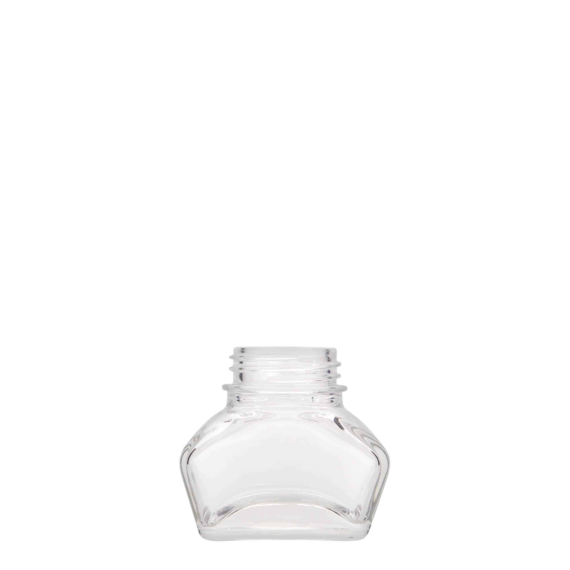 Encrier 30 ml, rectangulaire, bouchage: Bougage à vis Encrier 30 ml, rectangulaire, bouchage: Bougage à vis
