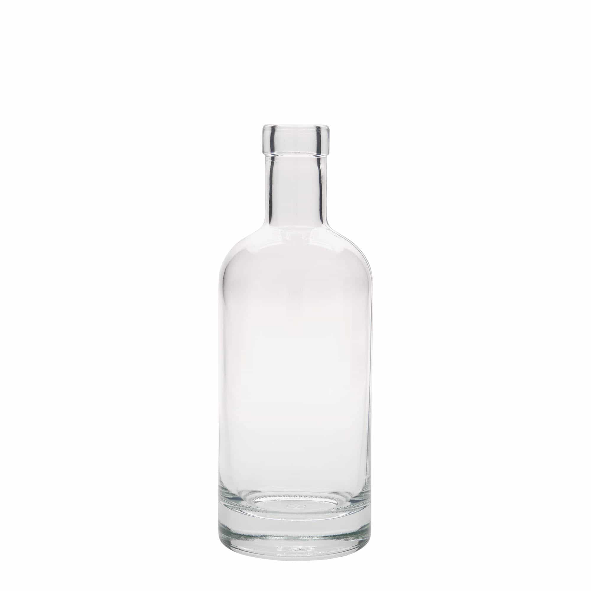Bouteille en verre 350 ml 'Linea Uno', ouverture : bouchon en liège Bouteille en verre 350 ml 'Linea Uno', ouverture : bouchon en liège