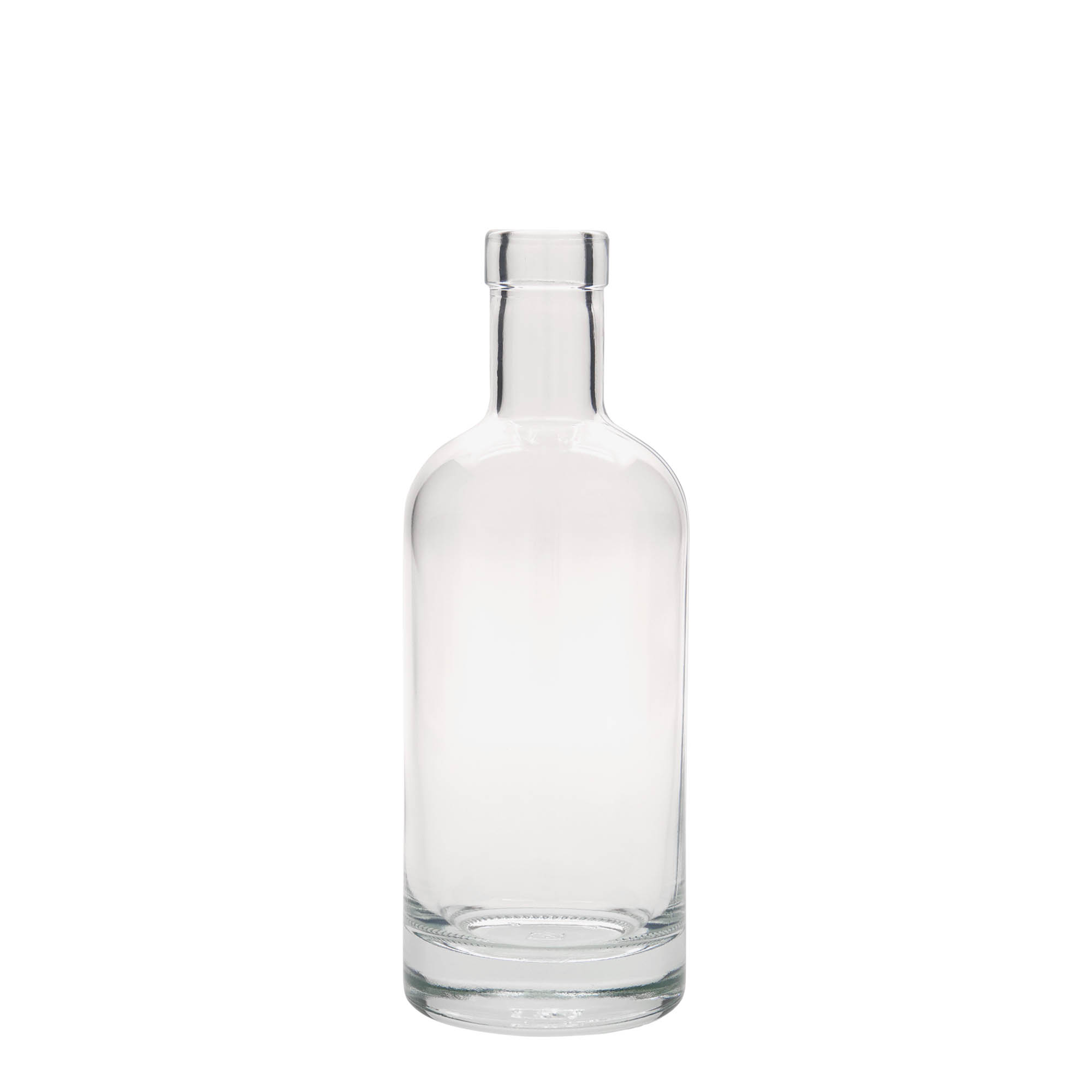 Bouteille en verre 350 ml 'Linea Uno', ouverture : bouchon en liège Bouteille en verre 350 ml 'Linea Uno', ouverture : bouchon en liège